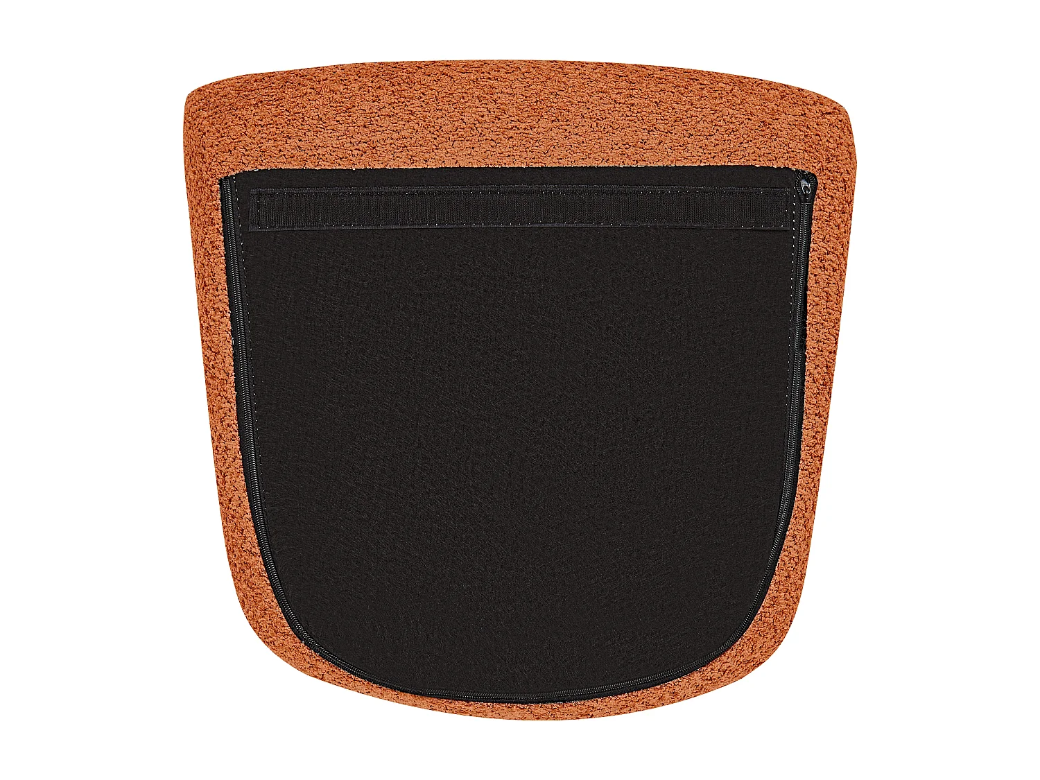Fauteuil à bascule ANASET Bouclé Orange