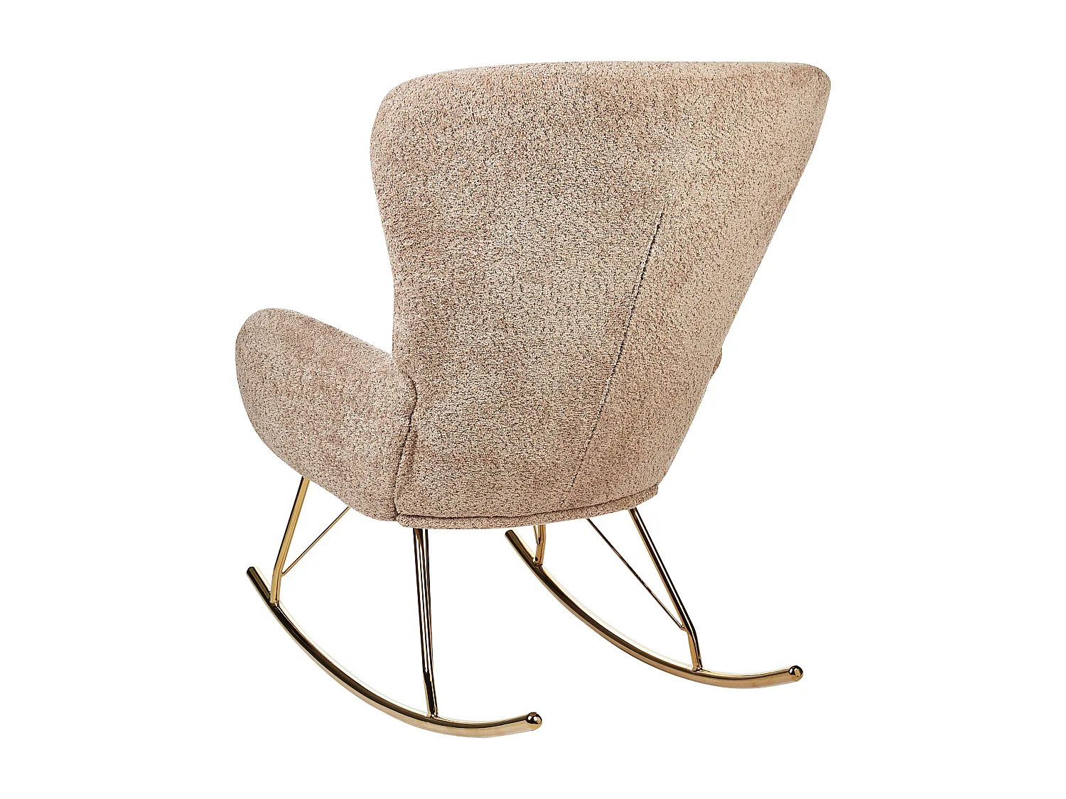 Fotel bujany ANASET Boucle Piaskowy