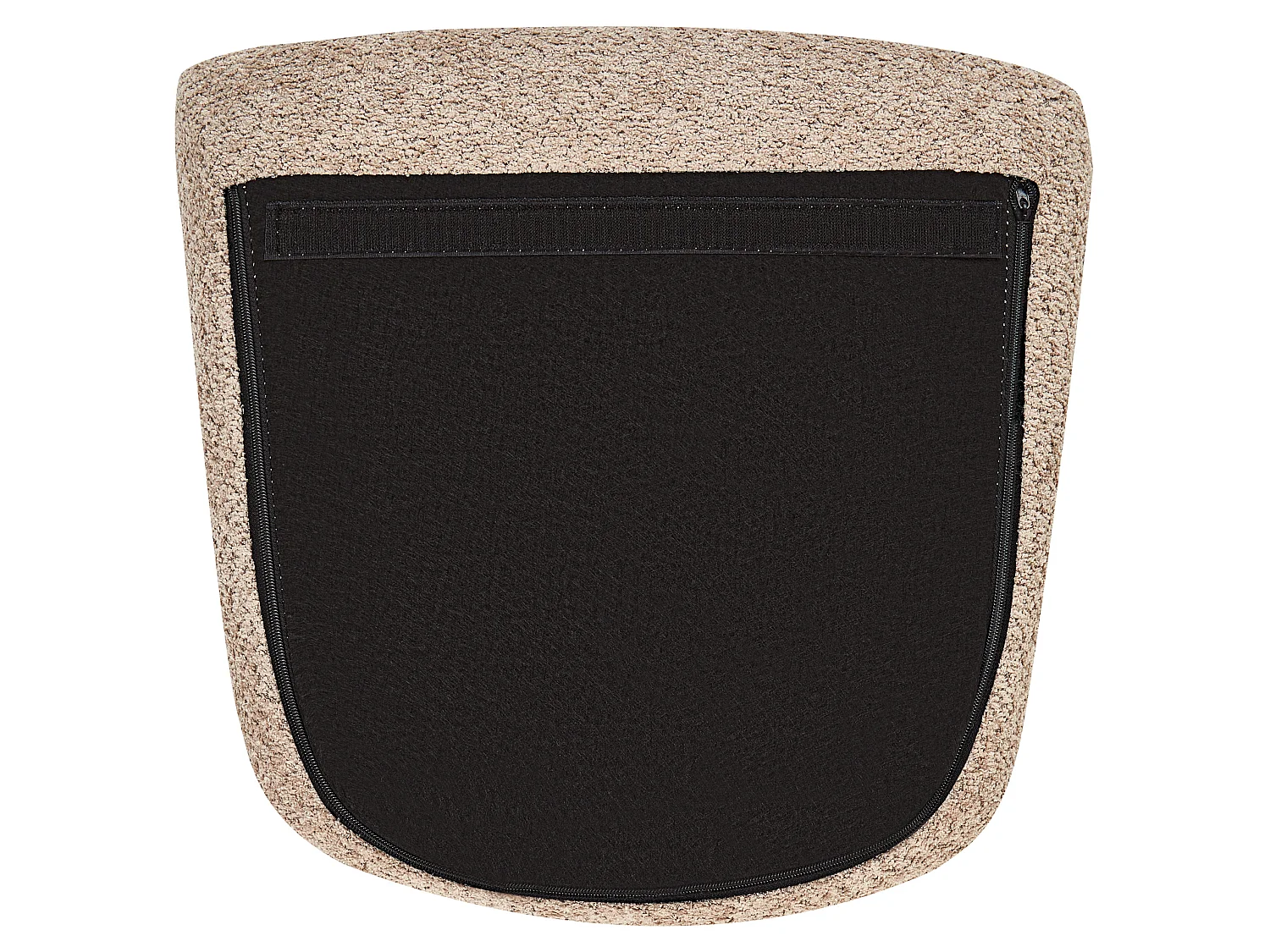 Fauteuil à bascule ANASET Bouclé Beige sable