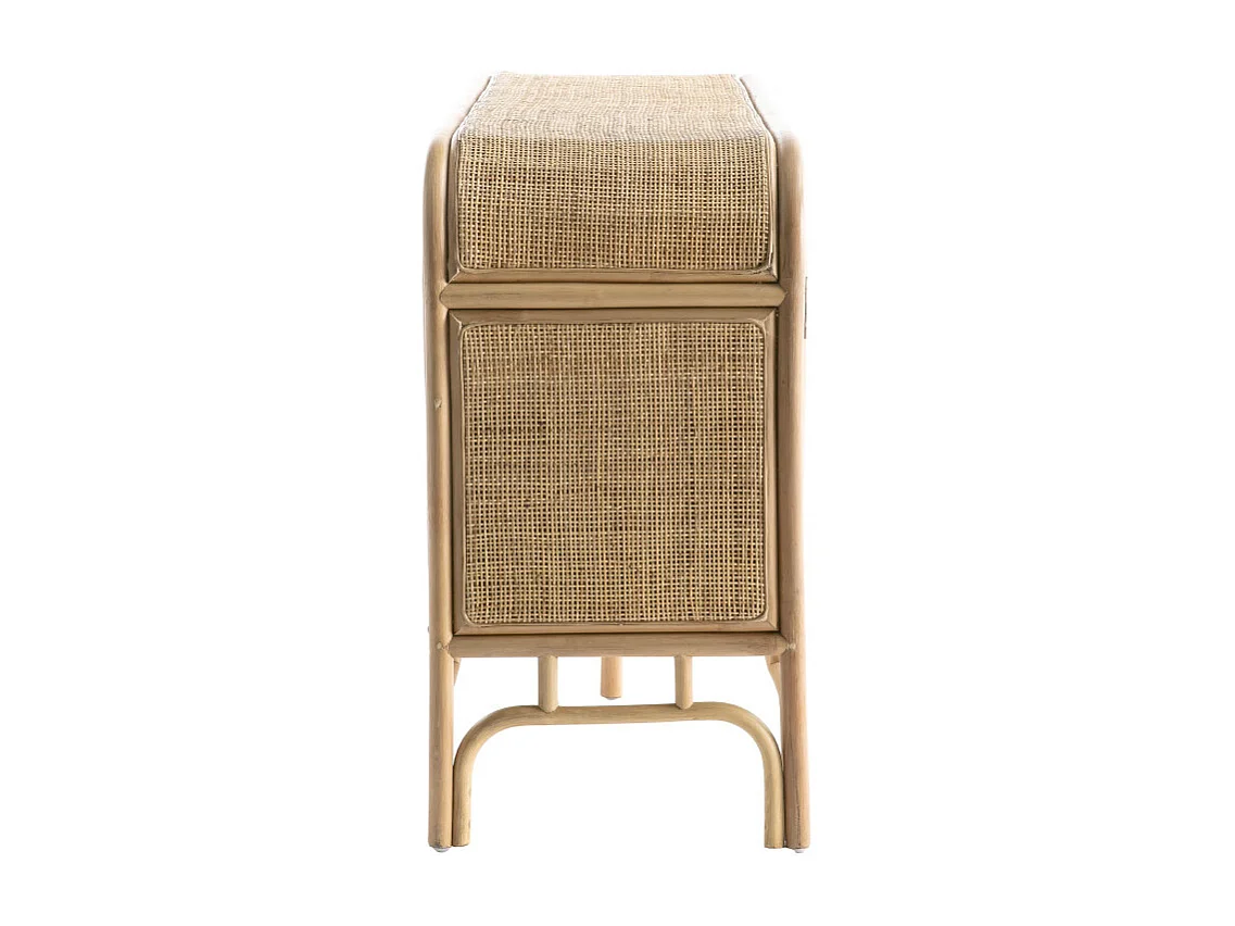 Buffet vintage en rotin 2 portes L150 cm GALON