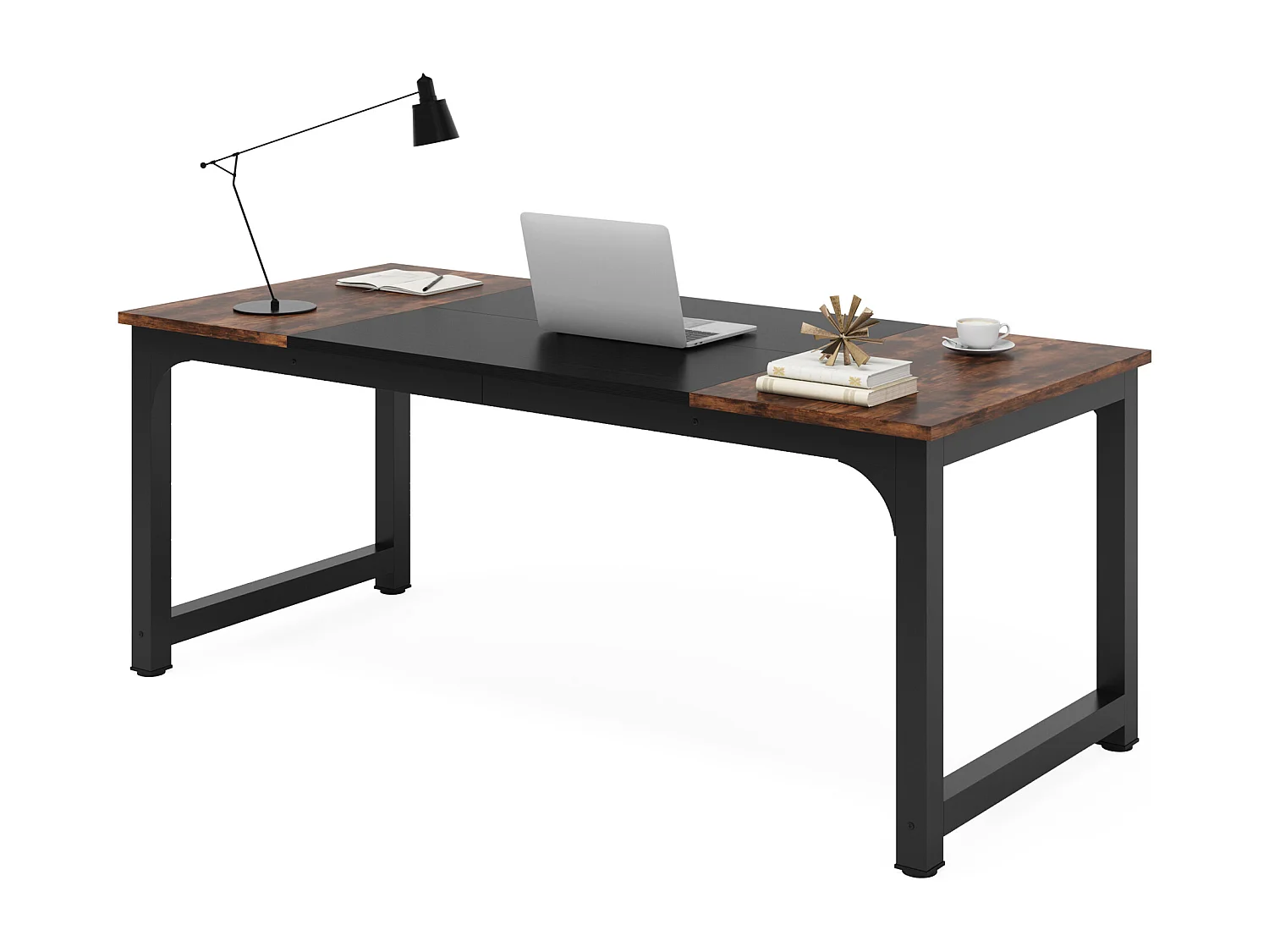 Laptopbureau, tafel, bureau voor thuiskantoor, werkplek voor kantoor, 180 x 80 x 75 cm