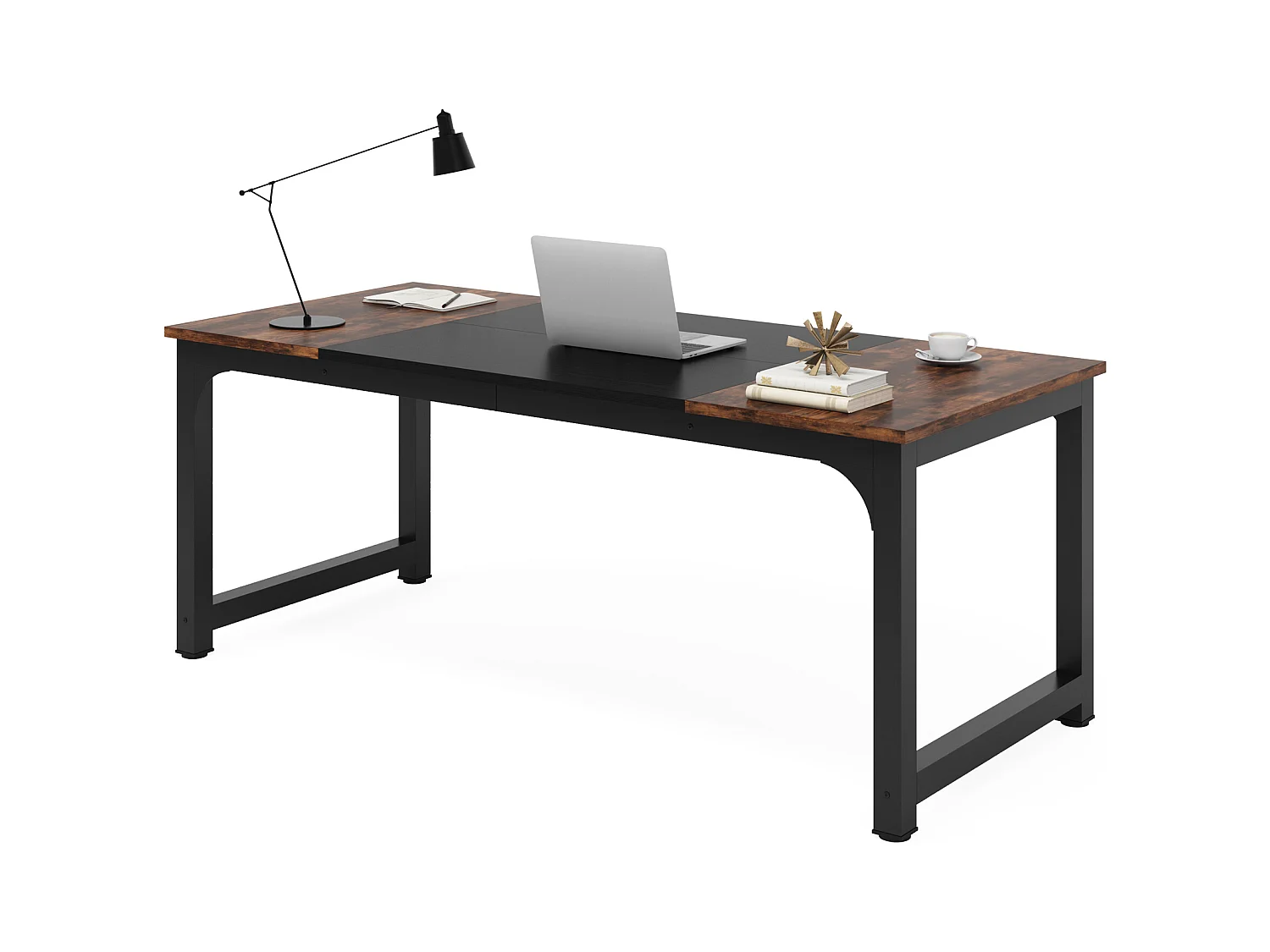 Bureau pour Ordinateur Portable,Table, Bureau d’étude pour Le télétravail, Poste de Travail pour Bureau, 180 x 80 x 75 cm
