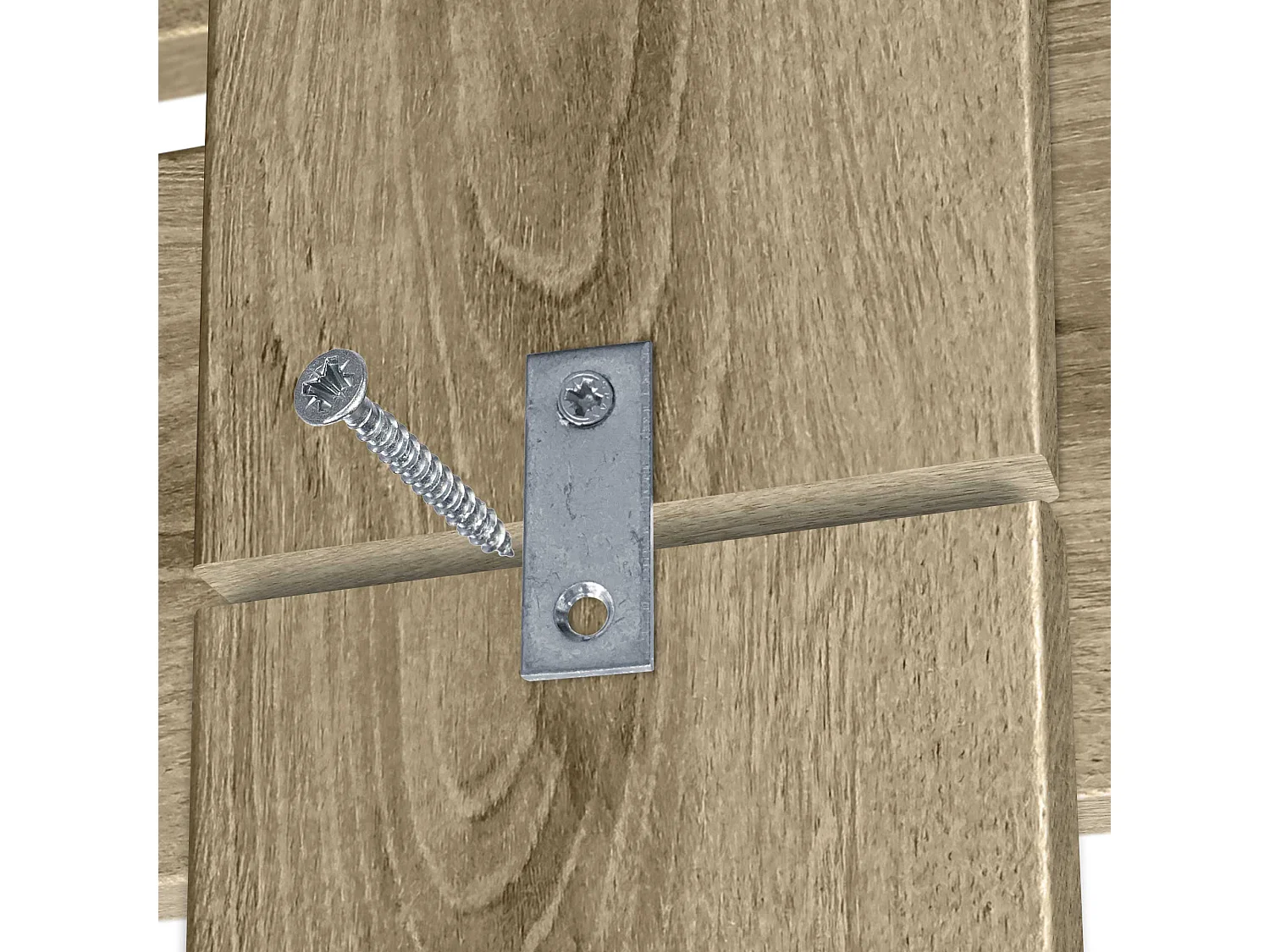 DHOME Tête de lit avec étagères en bois recyclé DM à suspendre au mur style palette horizontale avec pieds lit vintage nordique (bois cambrien 210 cm)