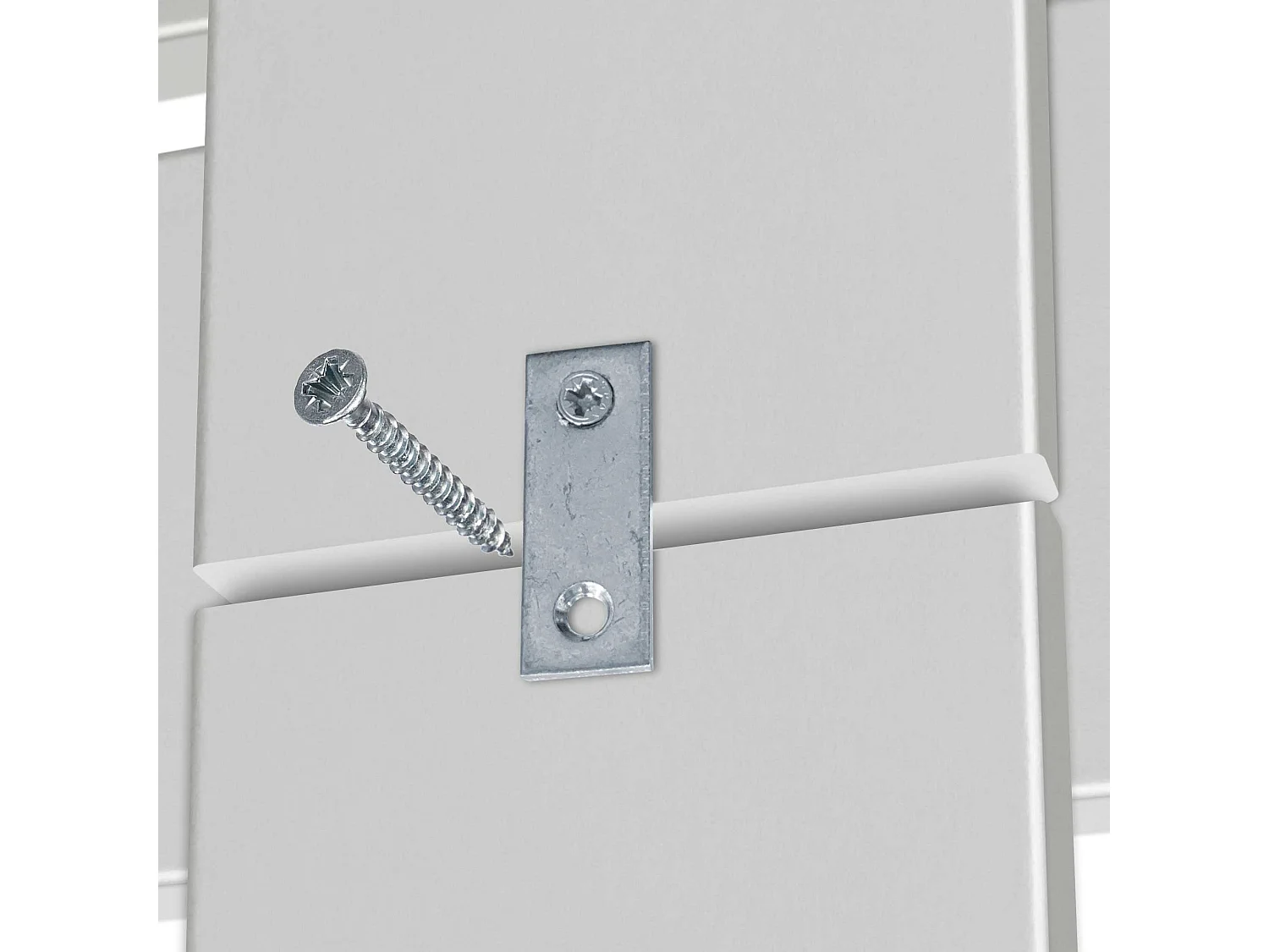 DHOME Cabeceira com prateleiras de madeira reciclada DM suspensa na parede estilo palete horizontal com pernas Cama nórdica vintage (270 cm branco sólido)