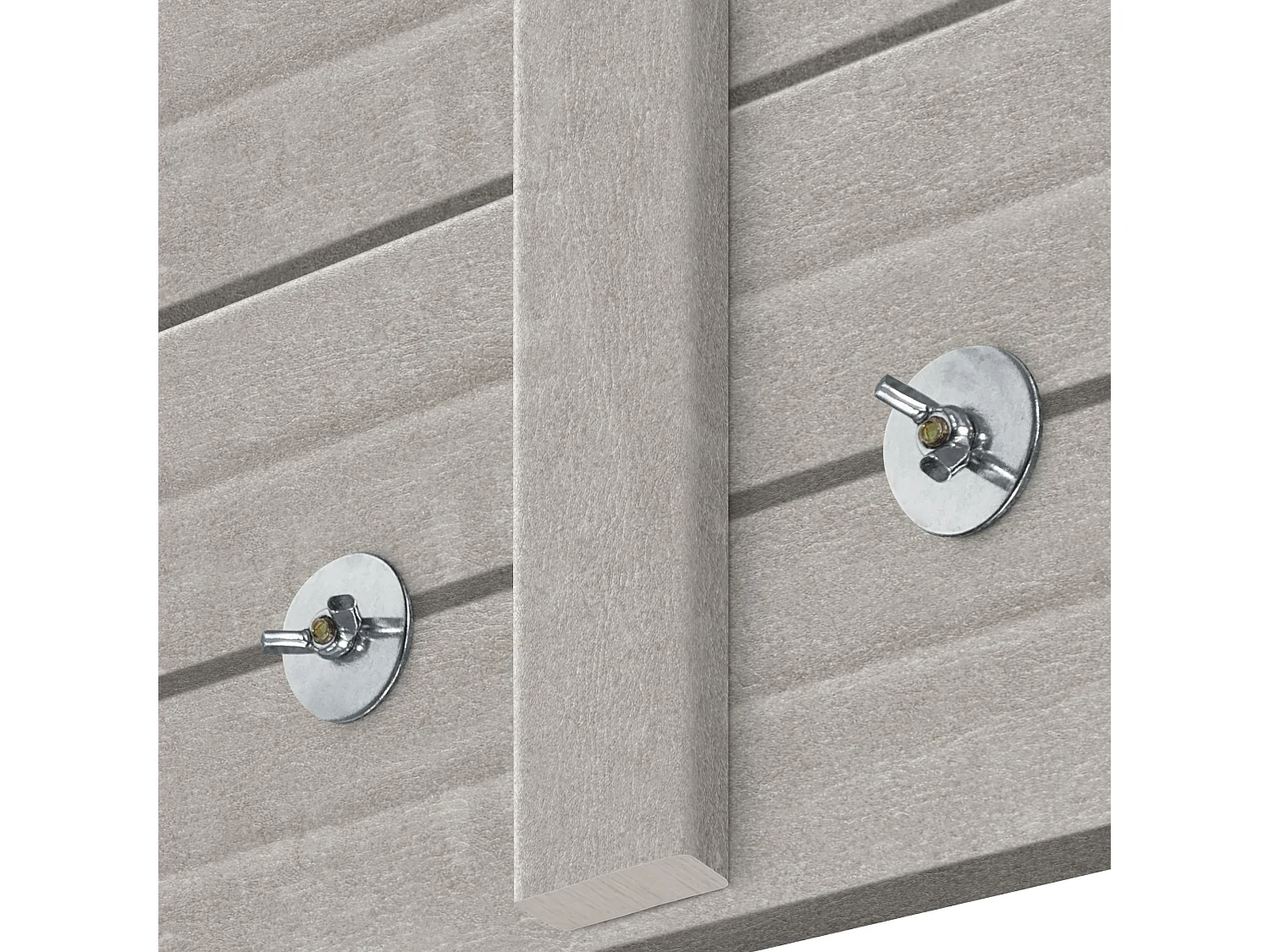 DHOME Testiera con ripiani in legno riciclato DM sospeso a parete in stile pallet giapponese con gambe del letto vintage nordiche (grigio tribale 145 cm)