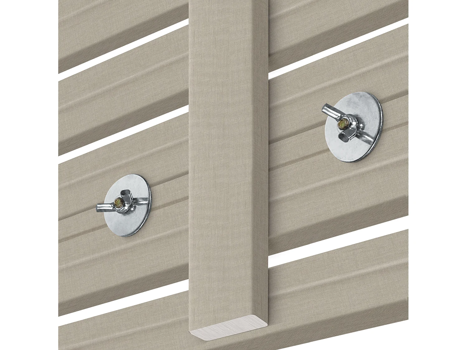 DHOME Testiera con ripiani in legno riciclato DM sospeso a parete in stile nordico giapponese con pallet (finitura in lino 135 cm)