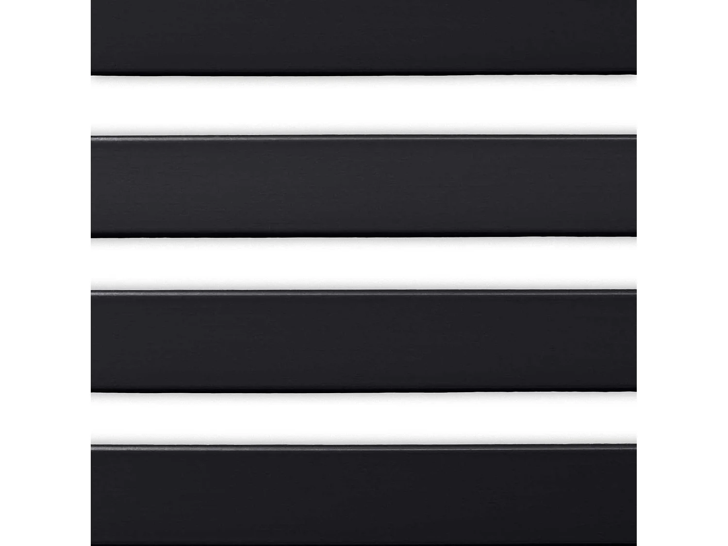 DHOME Tête de lit avec étagères en bois recyclé DM Tenture murale Style palette japonaise Lit nordique vintage (220 cm noir massif)