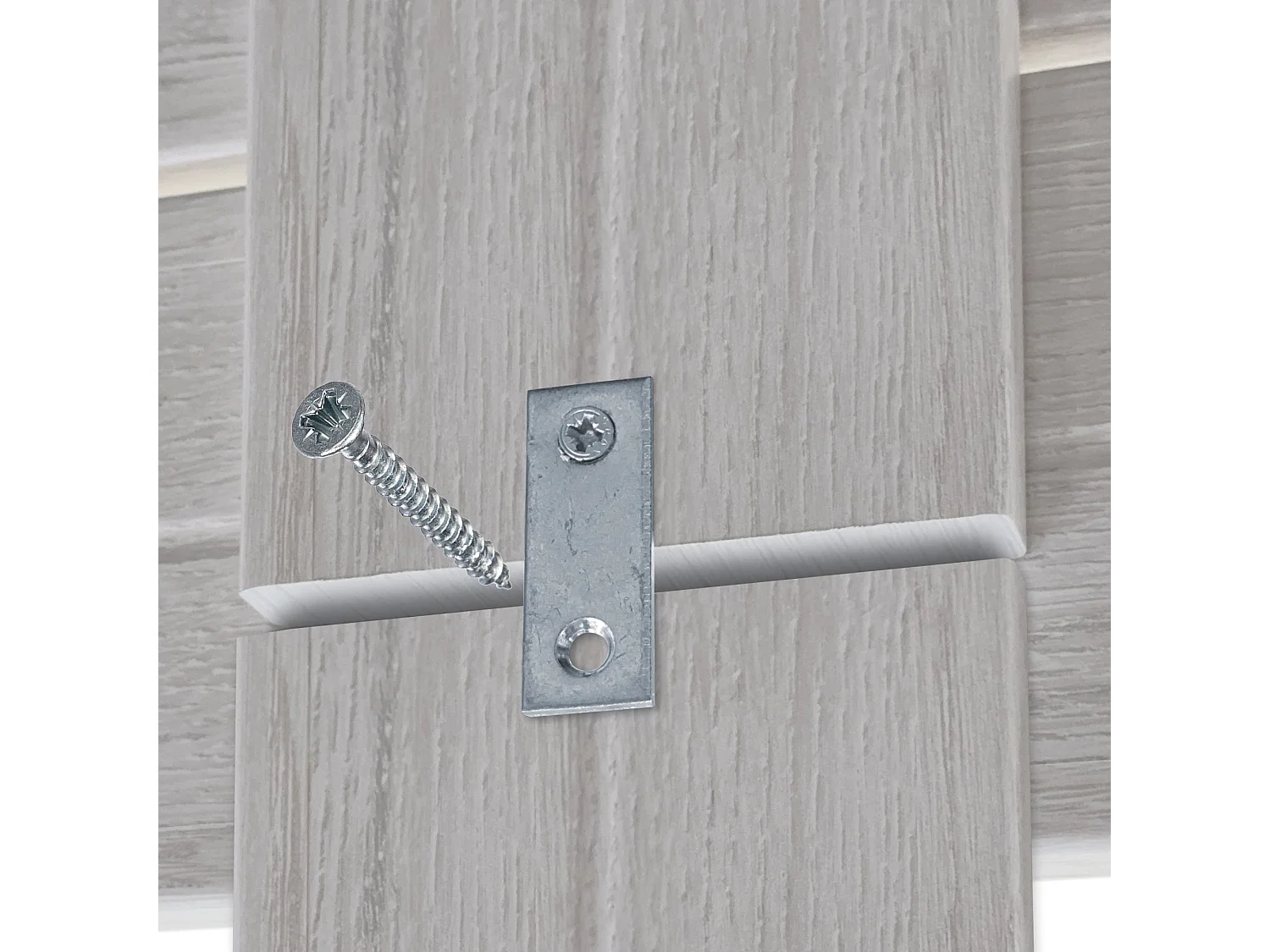 DHOME Cabeceira com prateleiras de madeira reciclada DM suspensa na parede estilo palete horizontal com pernas Cama vintage nórdica (270 cm Ártico)