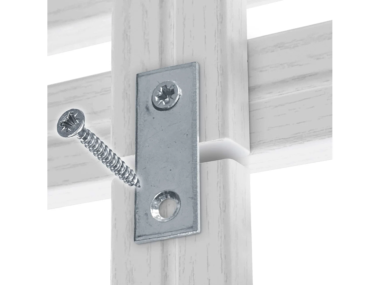 DHOME Tête de lit avec étagères en bois recyclé DM à suspendre au mur style palette japonaise avec pieds de lit nordique vintage (bois blanc 220 cm)