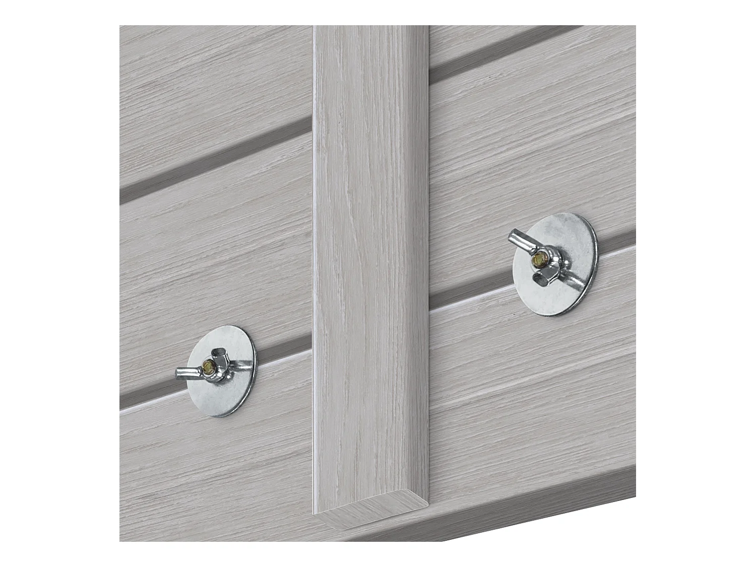 DHOME Tête de lit avec étagères en bois recyclé DM à suspendre au mur style palette japonaise avec pieds de lit nordique vintage (145 cm Arctique)