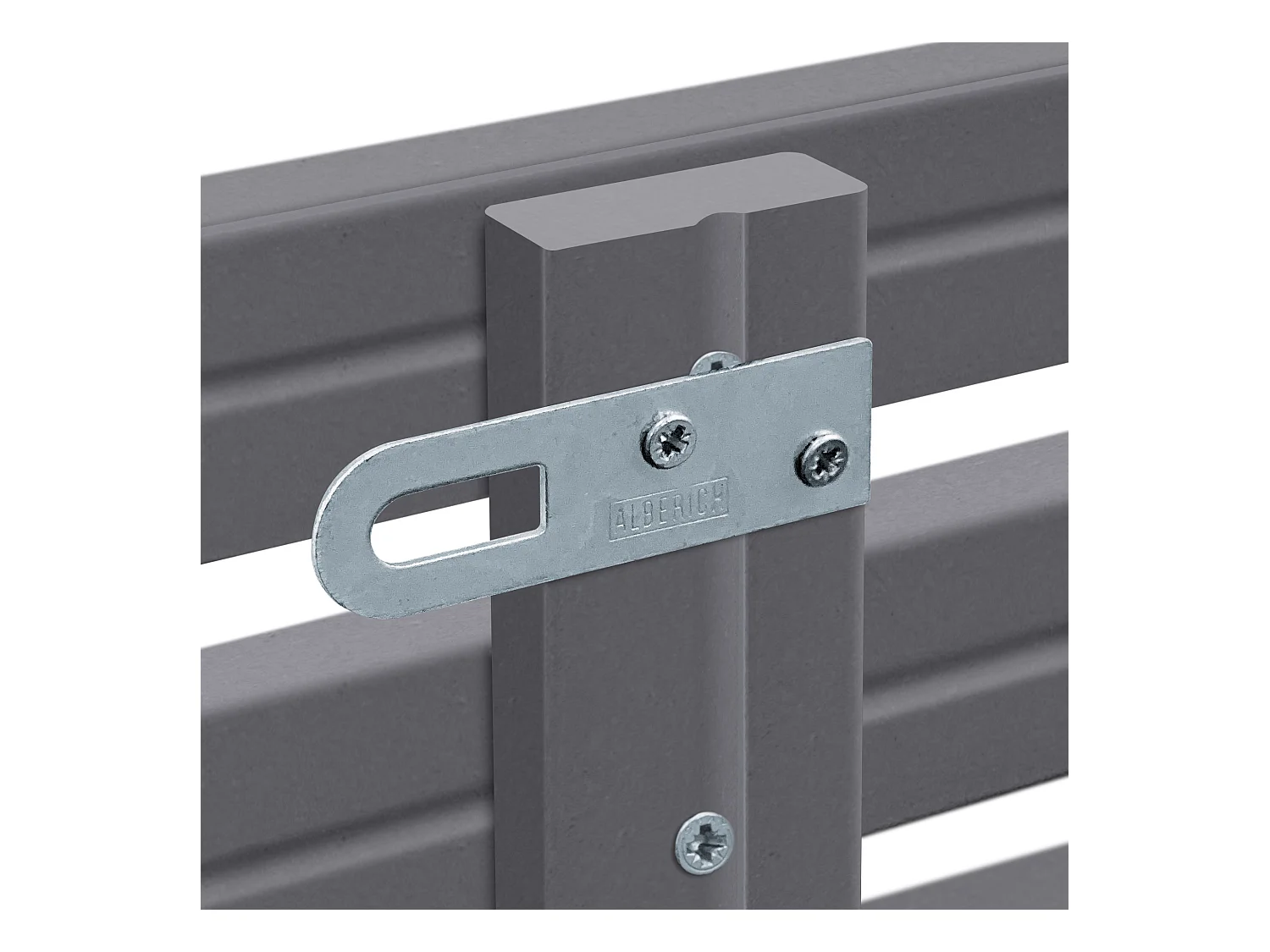 DHOME Tête de lit avec étagères en bois recyclé DM Tenture murale Style palette japonaise Lit vintage nordique (270 cm Gris massif)