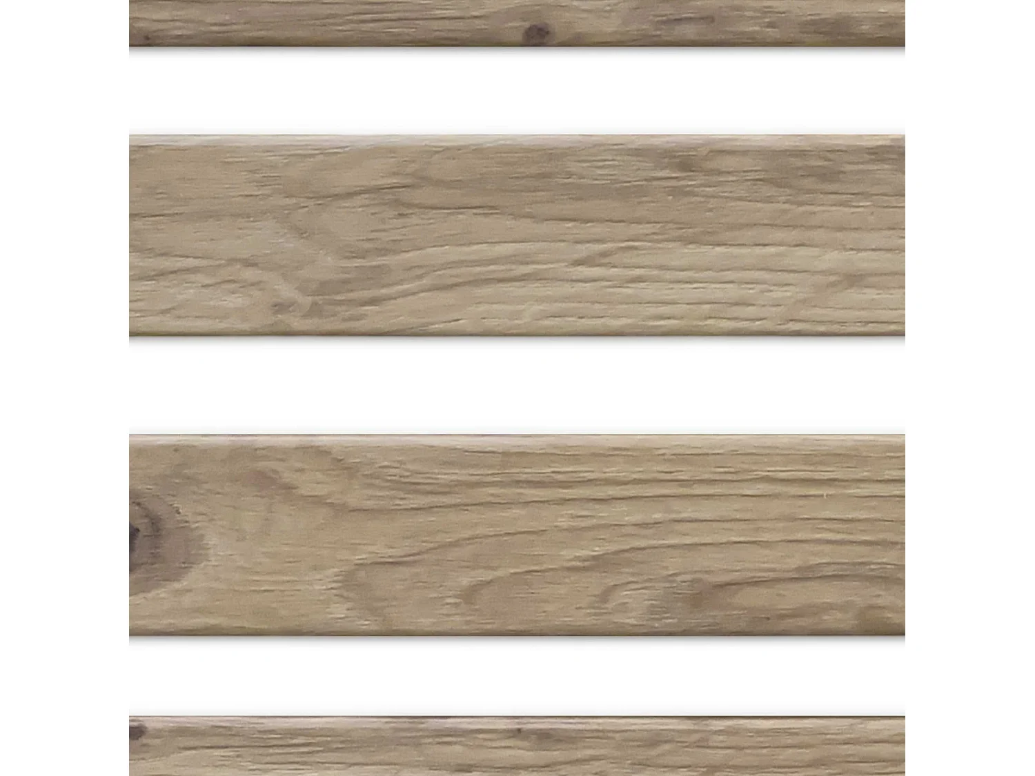 DHOME Hoofdeinde met gerecyclede houten planken DM muurhangend Japans palletstijl Scandinavisch vintage bed (210 cm eiken)