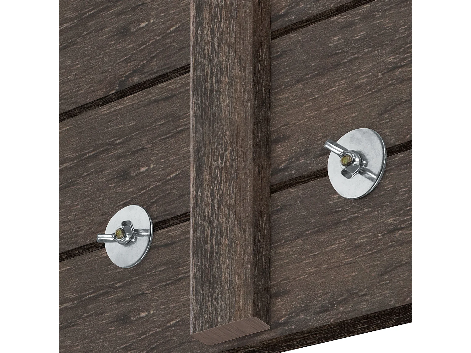 DHOME Testiera con ripiani in legno riciclato DM sospeso a parete in stile pallet giapponese con gambe del letto vintage nordiche (290 cm Amazon Oak)