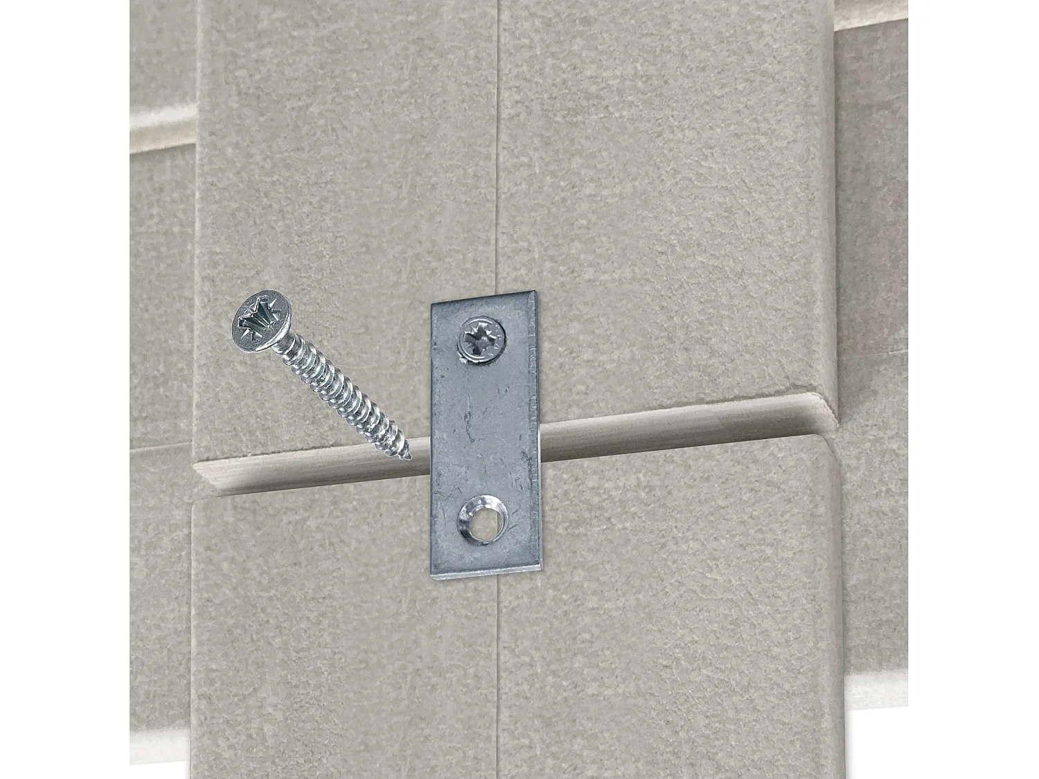 DHOME Tête de lit avec étagères en bois recyclé DM à suspendre au mur style palette horizontale avec pieds lit vintage nordique (gris tribal 220 cm)