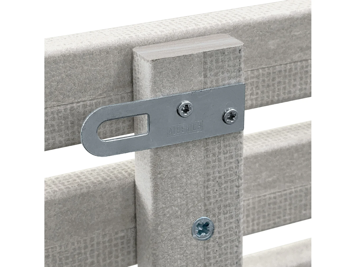 DHOME Testiera con ripiani in legno riciclato DM sospeso a parete in stile nordico giapponese con pallet (grigio tribale 135 cm)