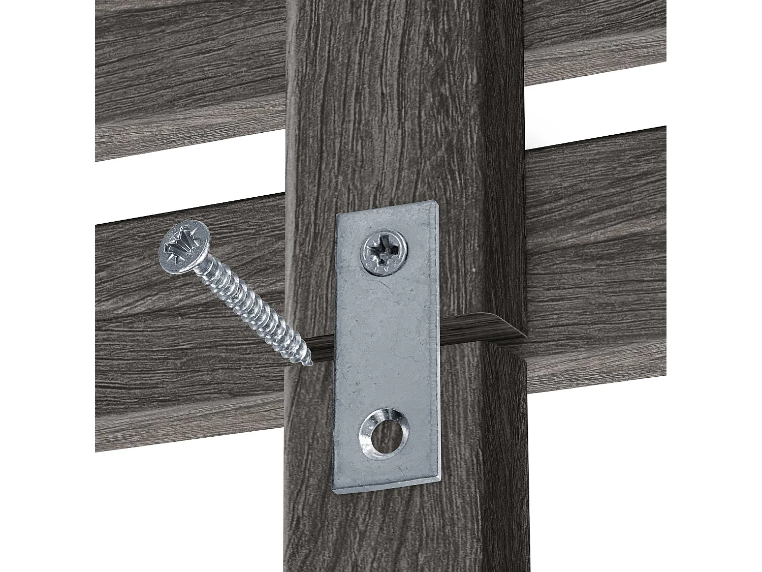 DHOME Tête de lit avec étagères en bois recyclé DM à suspendre au mur style palette japonaise avec pieds de lit nordique vintage (bois de frêne 210 cm)