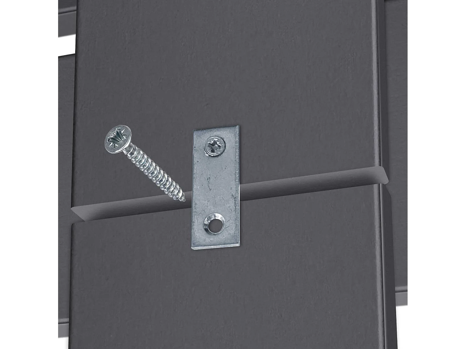 DHOME Tête de lit avec étagères en bois recyclé DM à suspendre au mur style palette horizontale avec pieds lit vintage nordique (gris massif 220 cm)