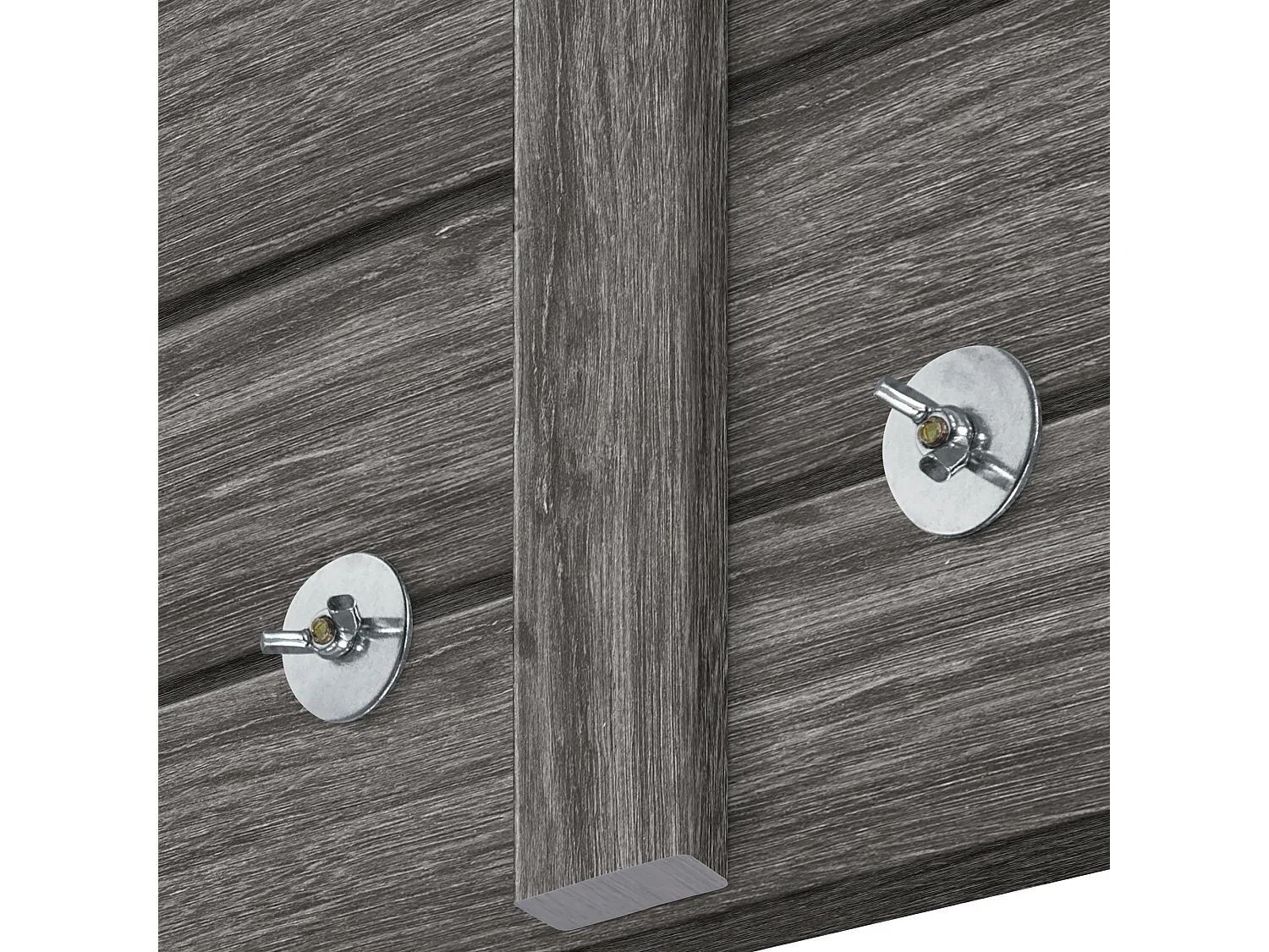 DHOME Tête de lit avec étagères en bois recyclé DM à suspendre au mur style palette japonaise avec pieds de lit nordique vintage (bois de frêne 220 cm)