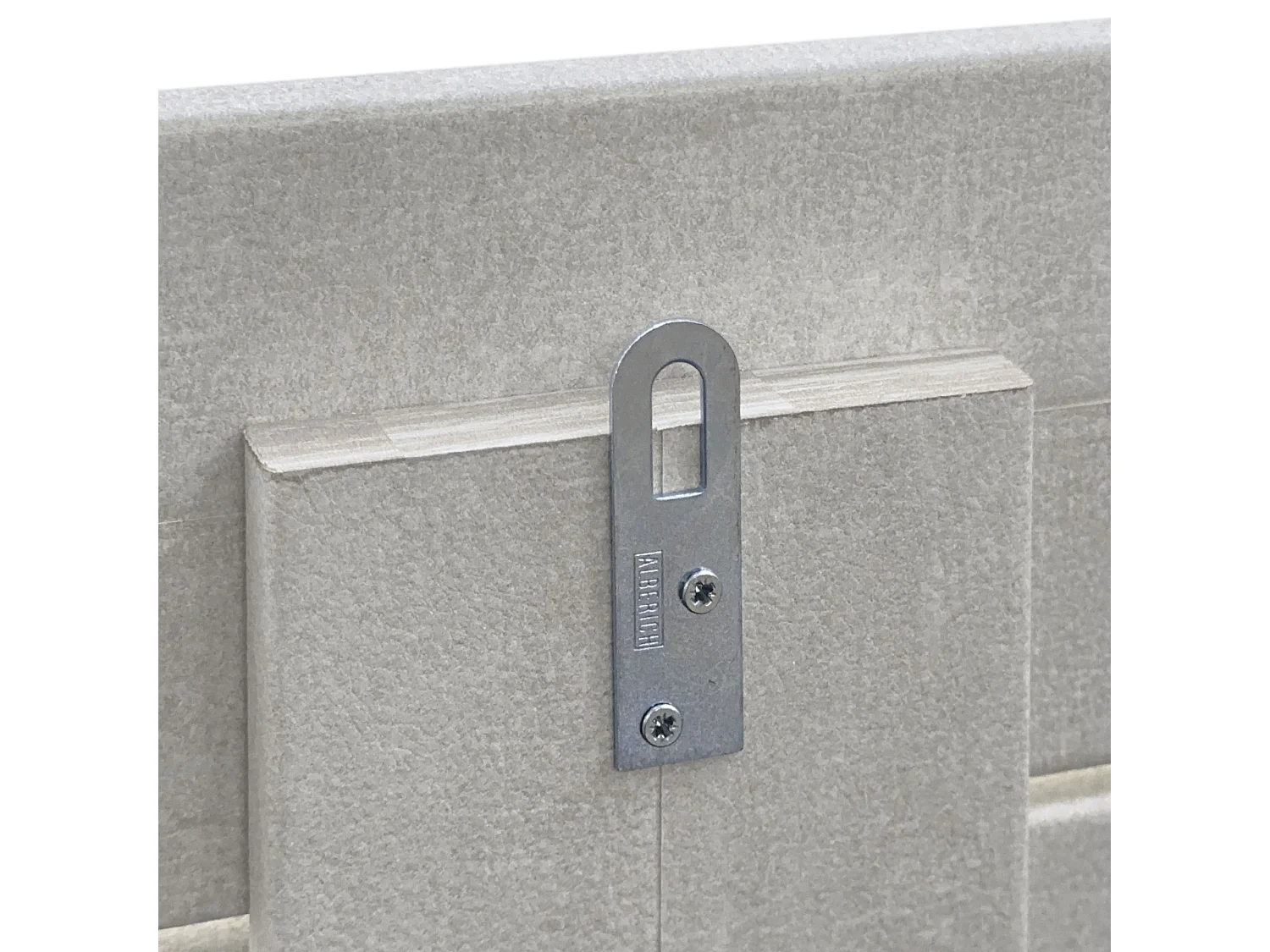 DHOME Tête de lit avec étagères en bois recyclé DM à suspendre au mur style palette japonaise avec pieds de lit nordique vintage (gris tribal 135 cm)