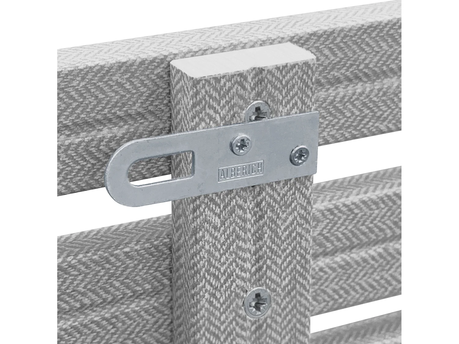 DHOME Tête de lit avec étagères en bois recyclé DM Tenture murale Style palette japonaise Lit nordique vintage (pointes grises 290 cm)