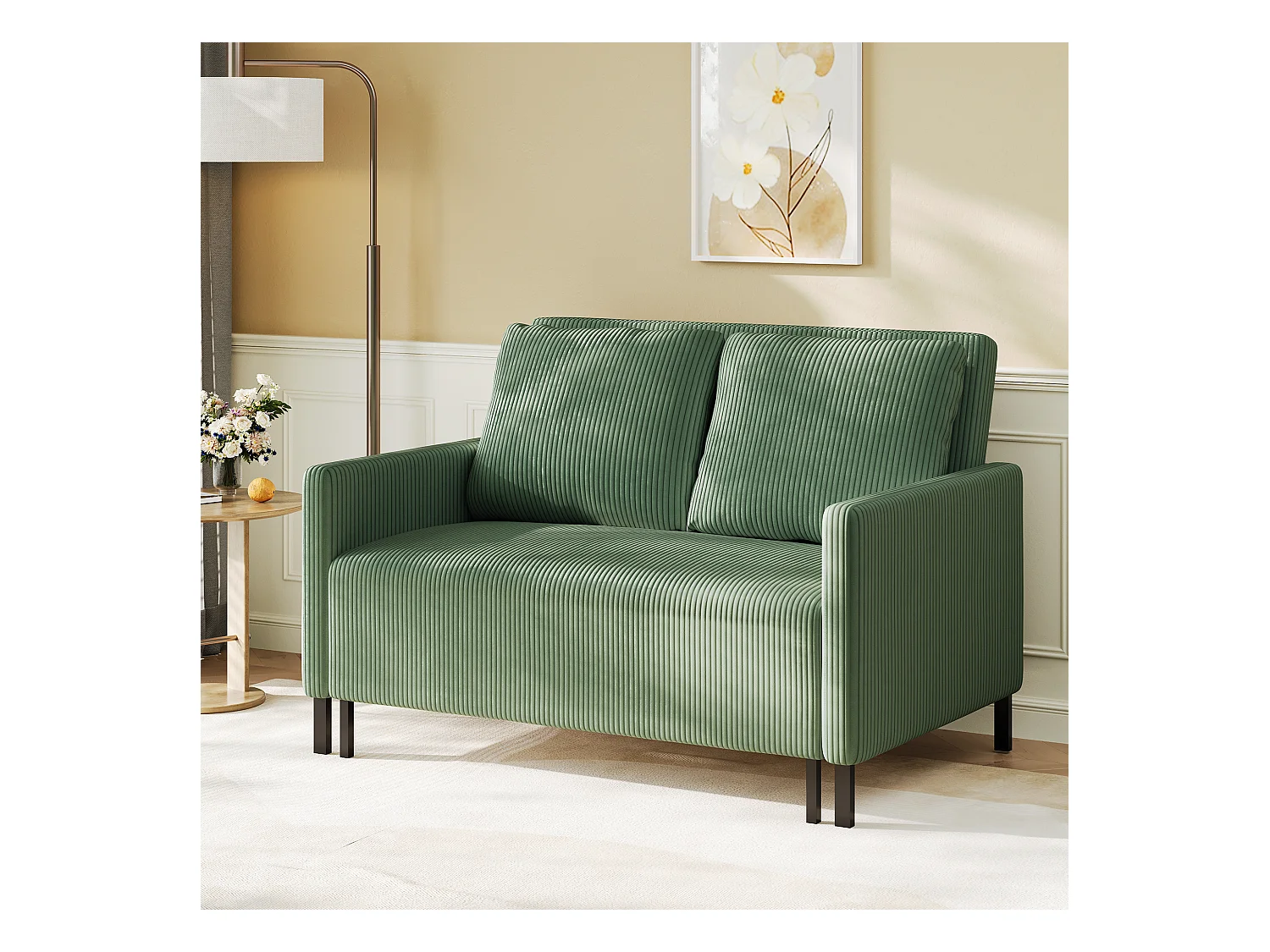 2-zits slaapbank, converteerbare fauteuil fauteuil bed 170 cm, voor studio woonkamer logeerkamer