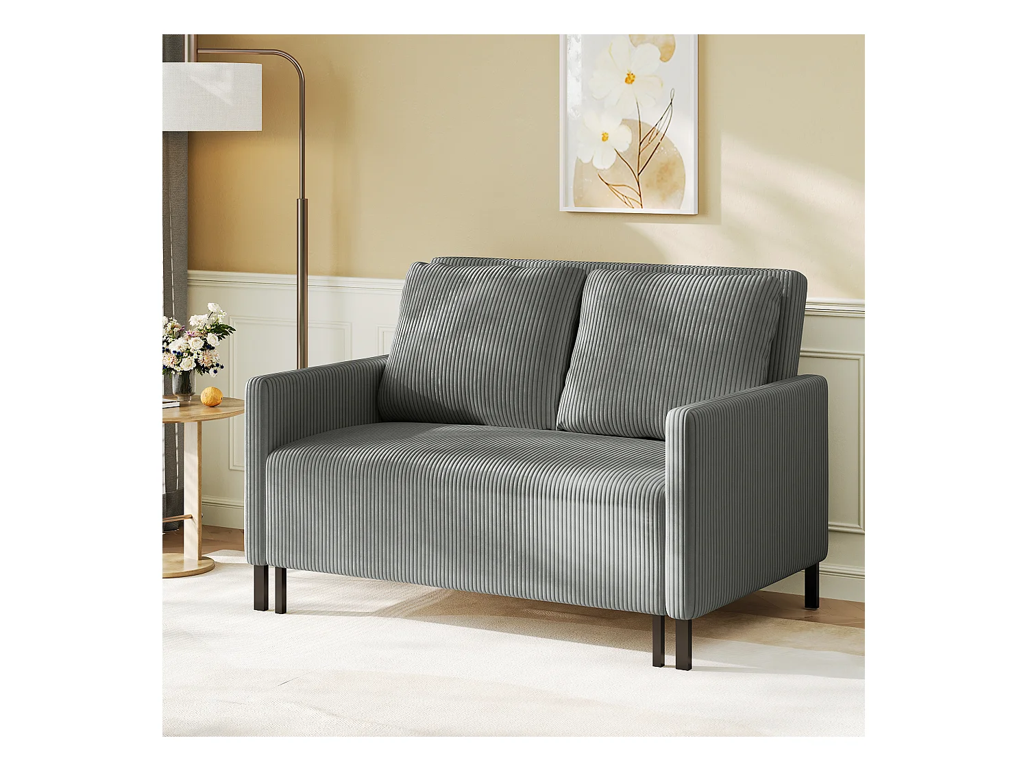 2-zits slaapbank, converteerbare fauteuil fauteuil bed 170 cm, voor studio woonkamer logeerkamer