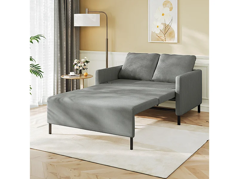 2-zits slaapbank, converteerbare fauteuil fauteuil bed 170 cm, voor studio woonkamer logeerkamer