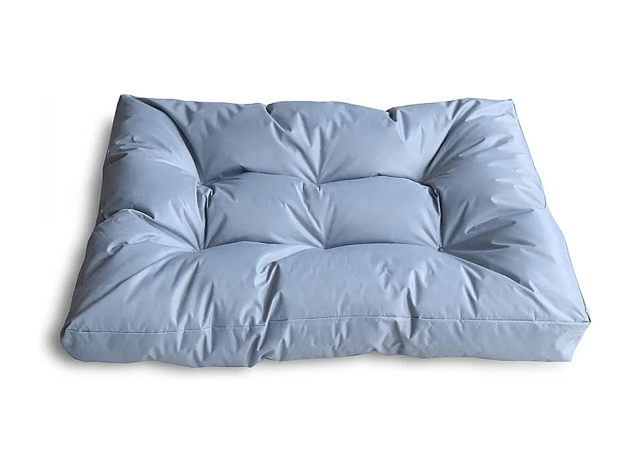 Hondenbed met afneembare hoes 90x65x10 cm BANANAIR grijs