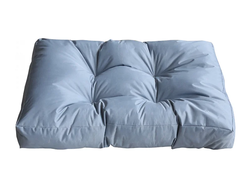 Hondenbed met afneembare hoes 75x50x10 cm BANANAIR grijs