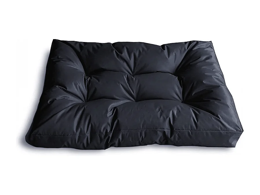 Hondenbed met afneembare hoes 90x65x10 cm BANANAIR zwart