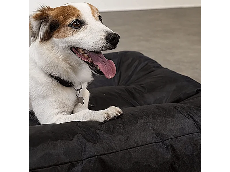 Abnehmbarer Hundekorb 90x65x10 cm BANANAIR schwarz