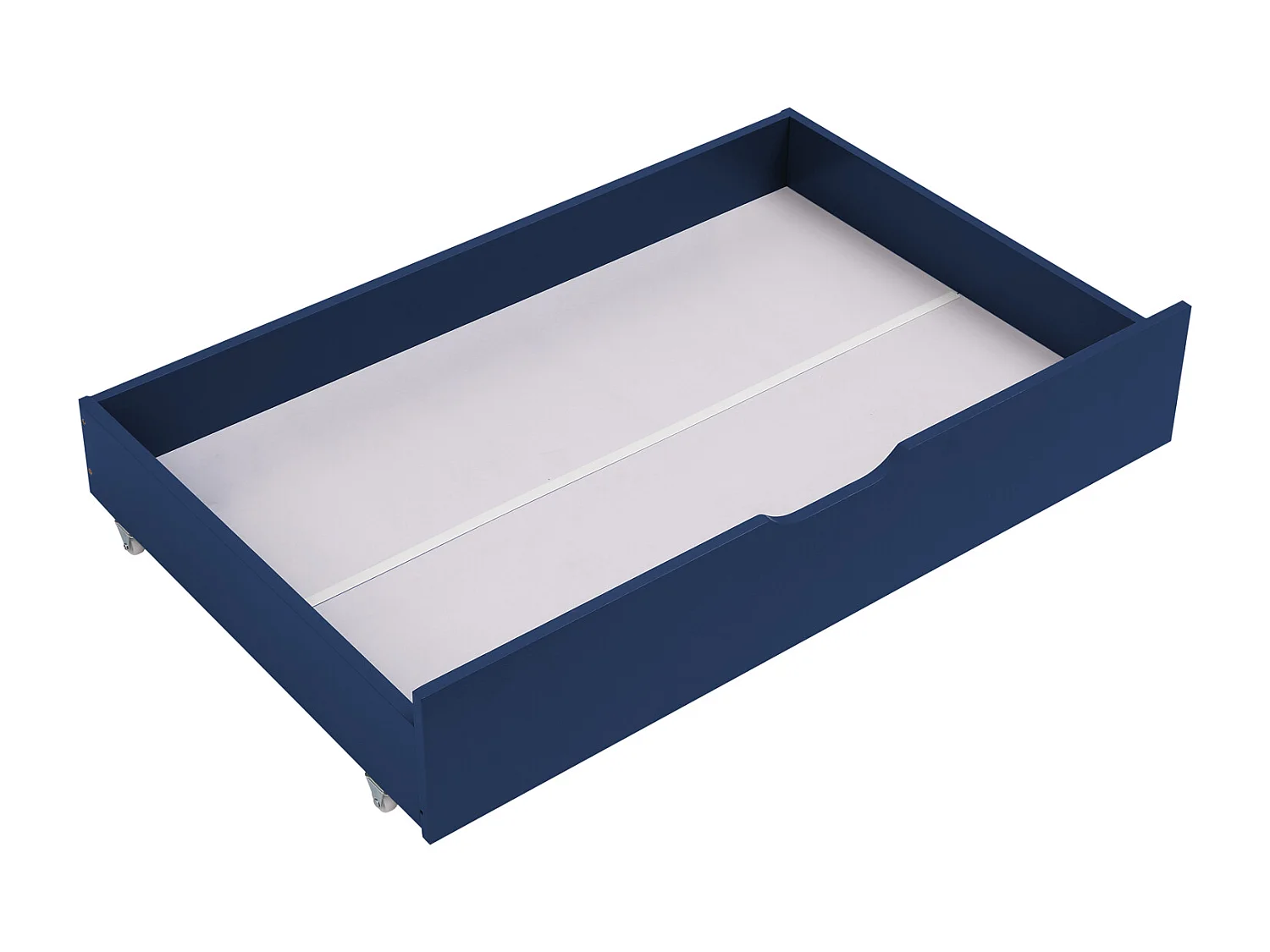 Lit pour enfant 190x90cm bleu foncé avec tiroirs ADAM - HAPPY GARDEN