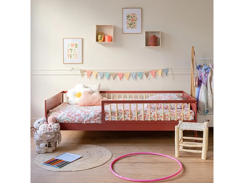 Kinderbed 190x90cm terracotta ADAM