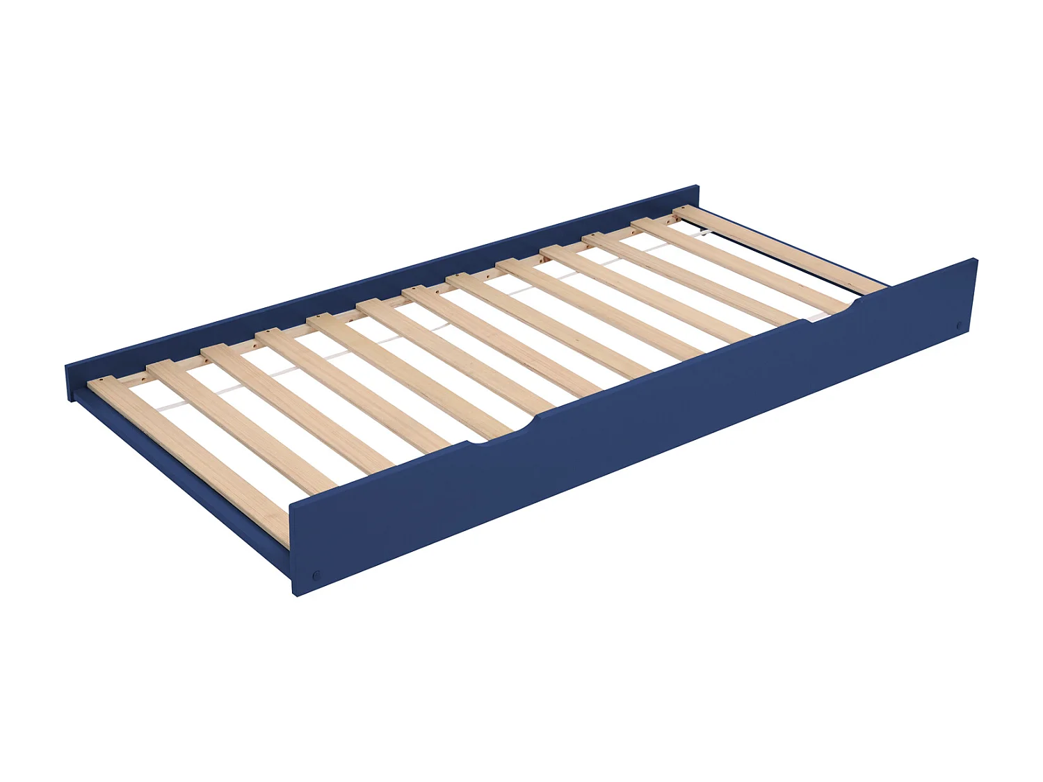 Lit gigogne pour enfant 190x90cm bleu foncé ADAM - HAPPY GARDEN