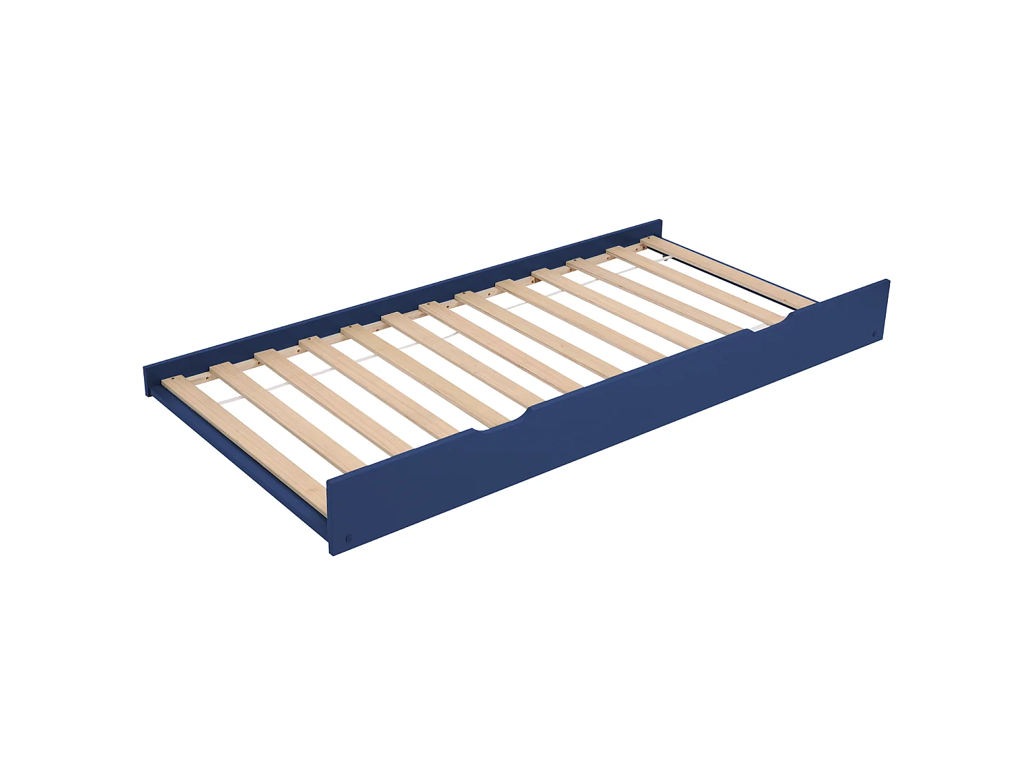 Lit gigogne pour enfant 190x90cm bleu foncé ADAM - HAPPY GARDEN