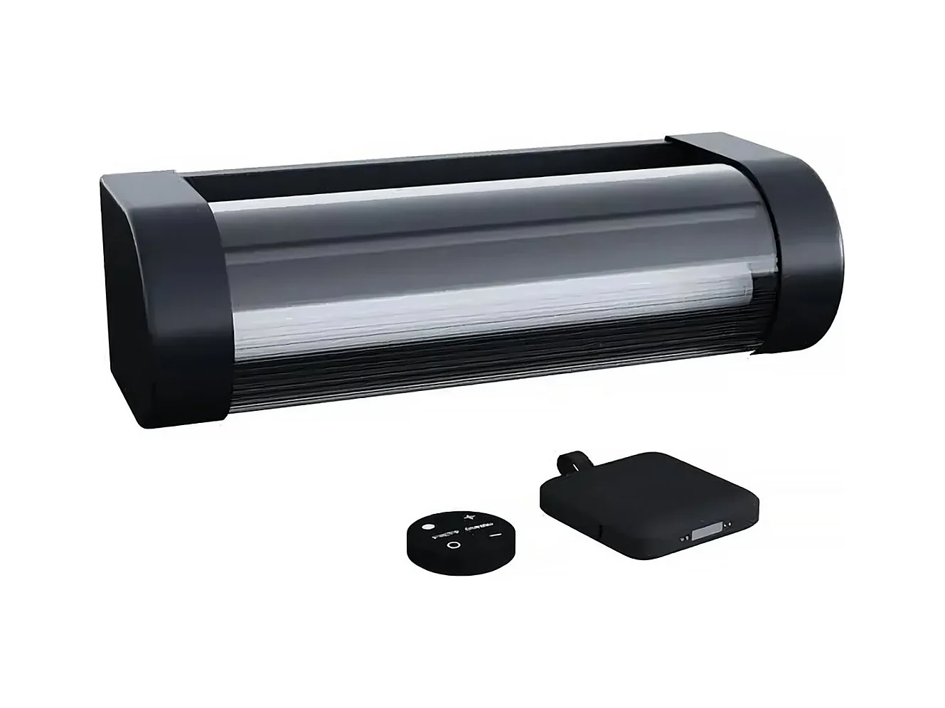 Applique solaire et rechargeable Booster "Loma" 150 à 900 Lumen - Noir pour un éclairage extérieur puissant et durable