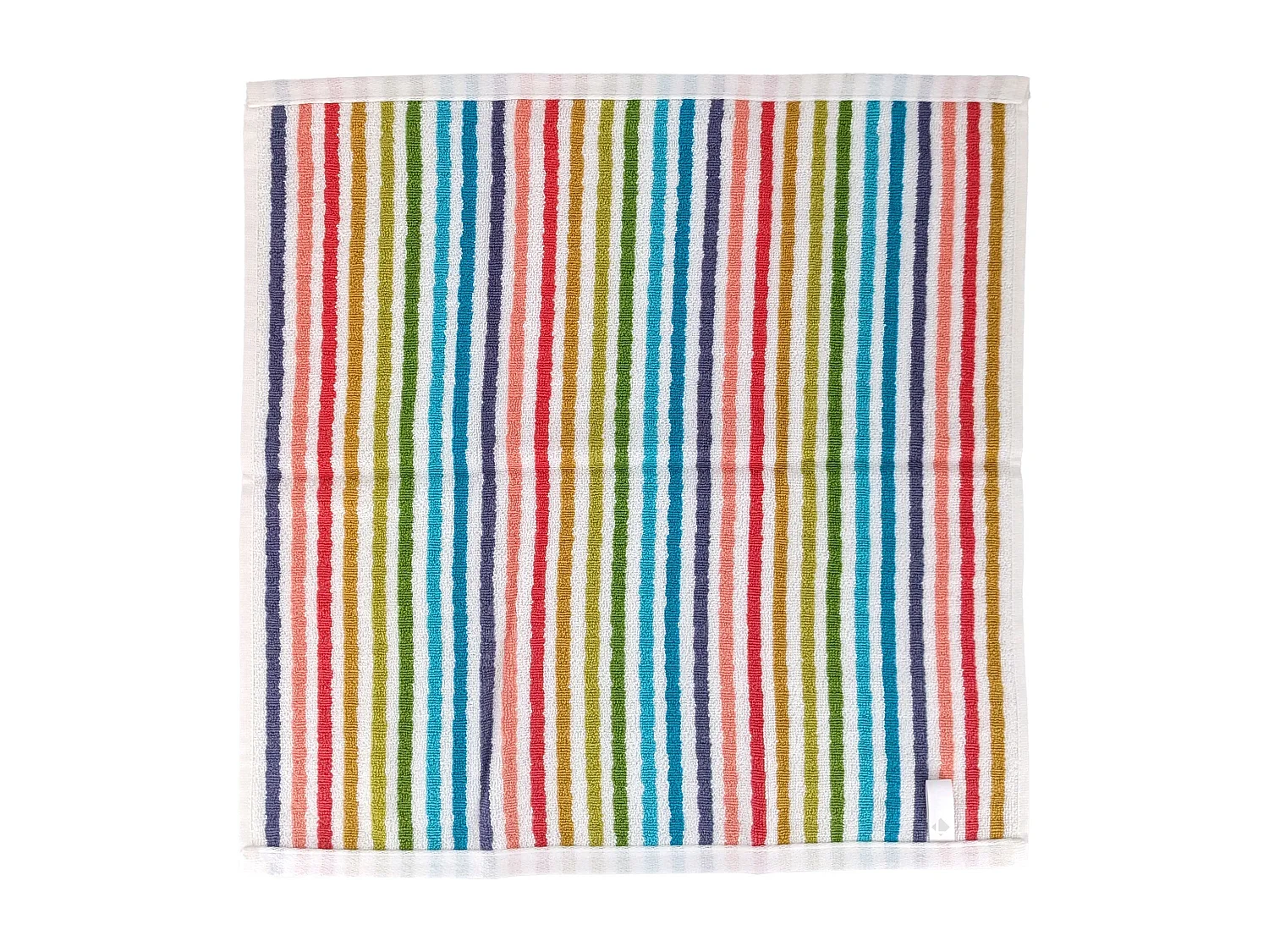 Lot de 2 torchons de cuisine 50x50 cm coton SHAPES motif quadrillés multicolore
