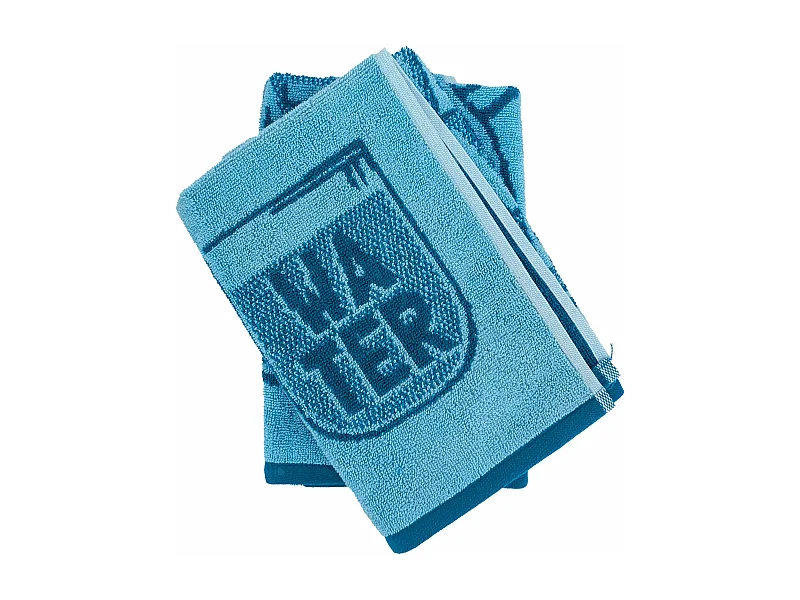 Lot de 2 torchons de cuisine éponge DRINK 50x50 cm bleu