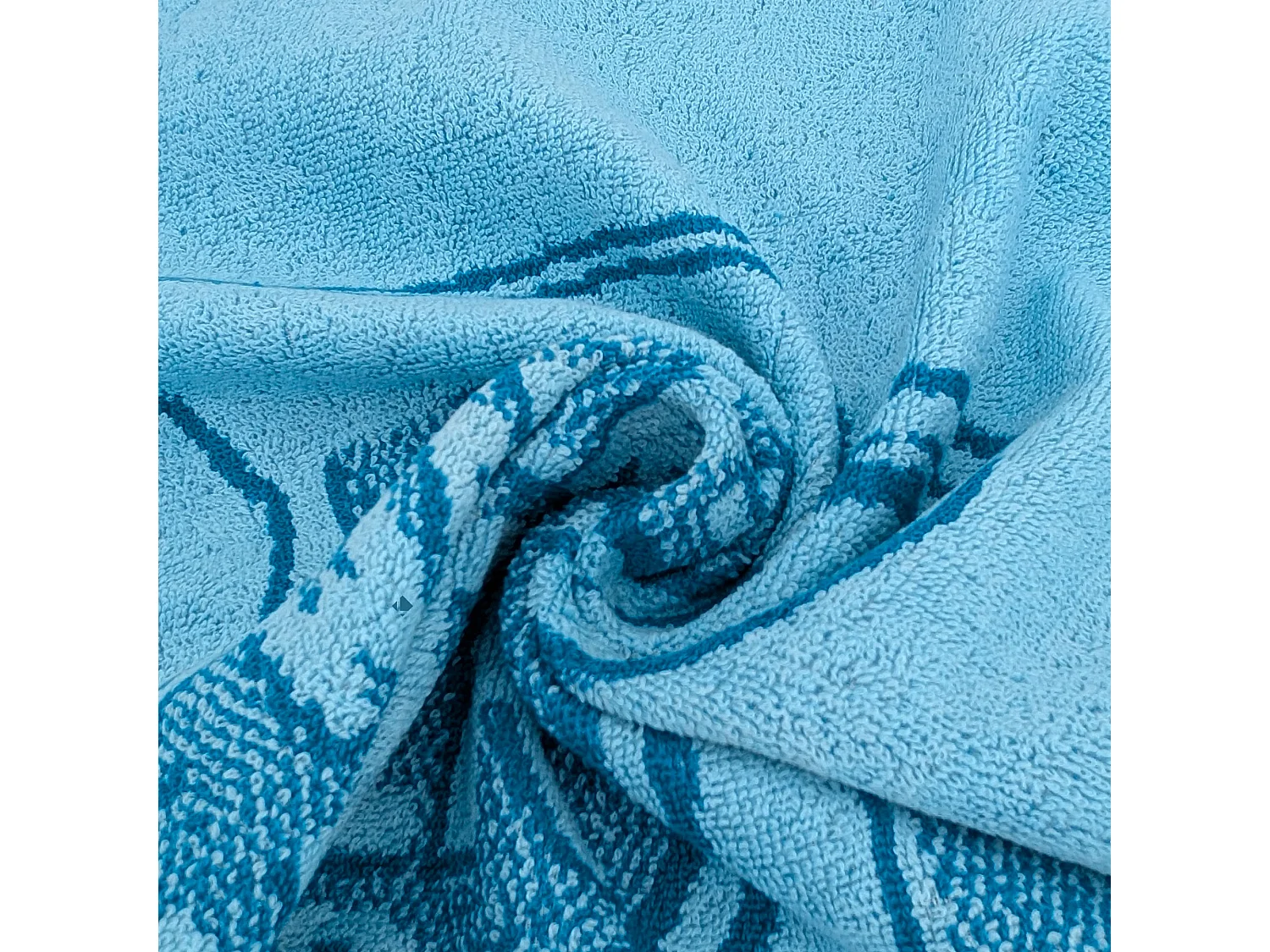 Lot de 2 torchons de cuisine éponge DRINK 50x50 cm bleu