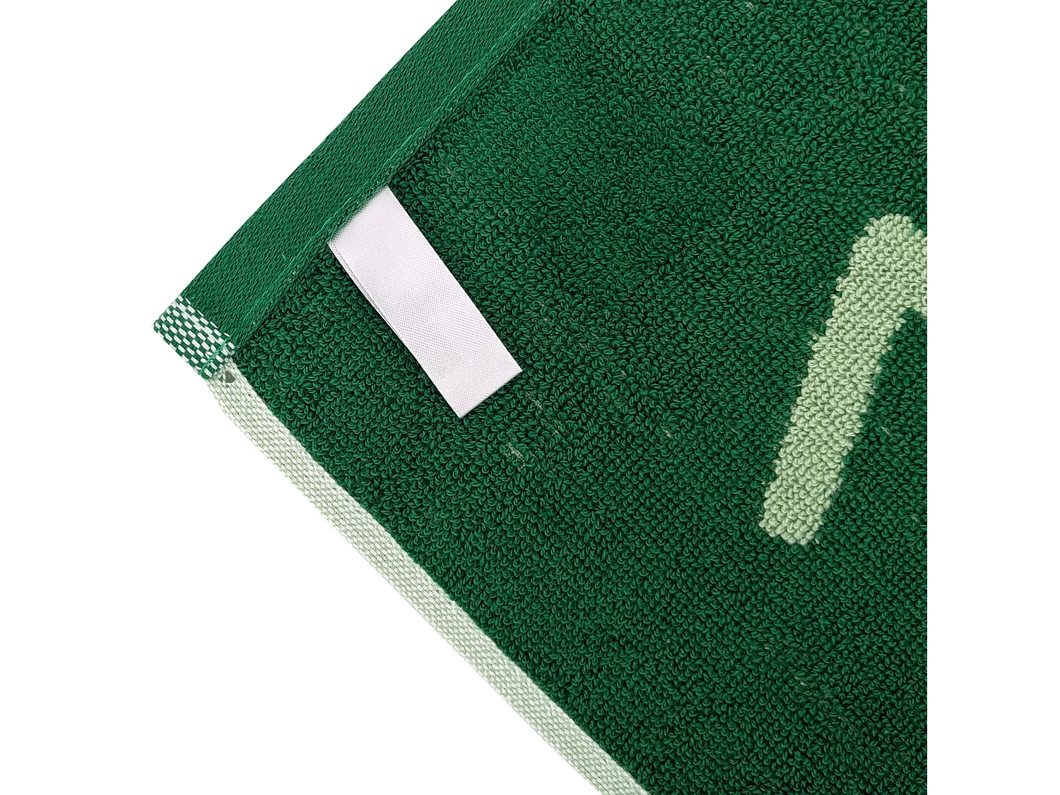 Lot de 2 torchons de cuisine éponge DRINK 50x50 cm vert Menthe