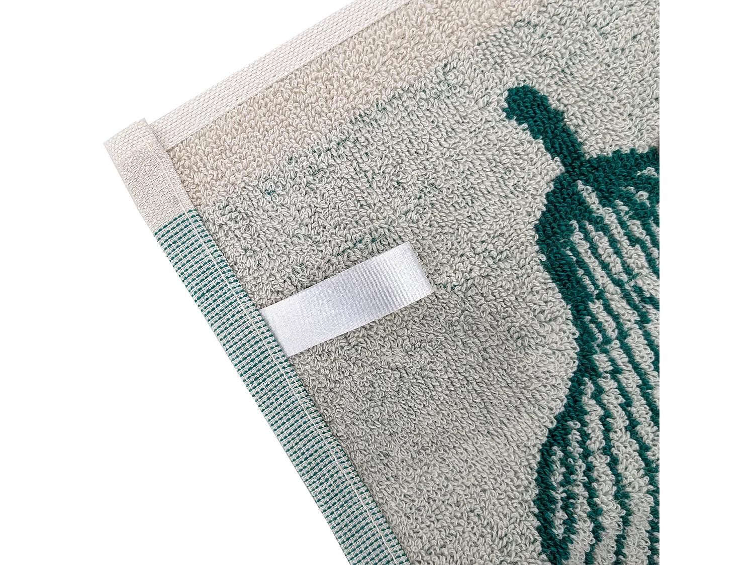 Lot de 2 torchons de cuisine éponge FRUITFUL 50x50 cm vert Menthe