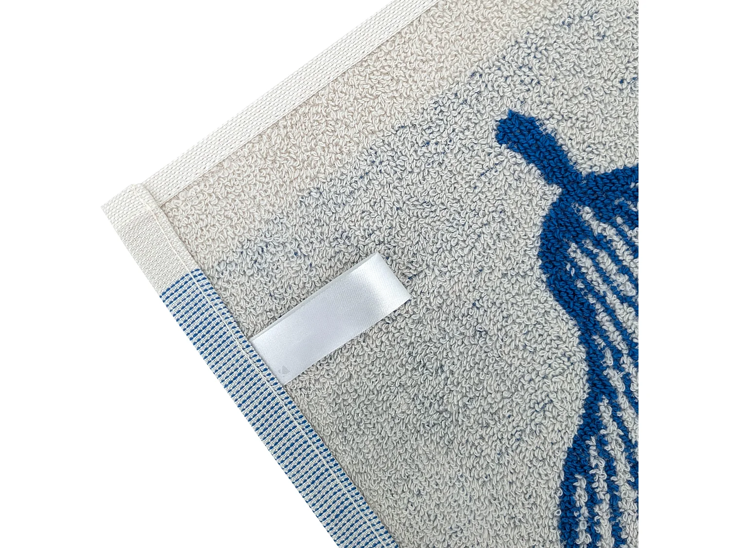 Lot de 2 torchons de cuisine éponge FRUITFUL 50x50 cm bleu