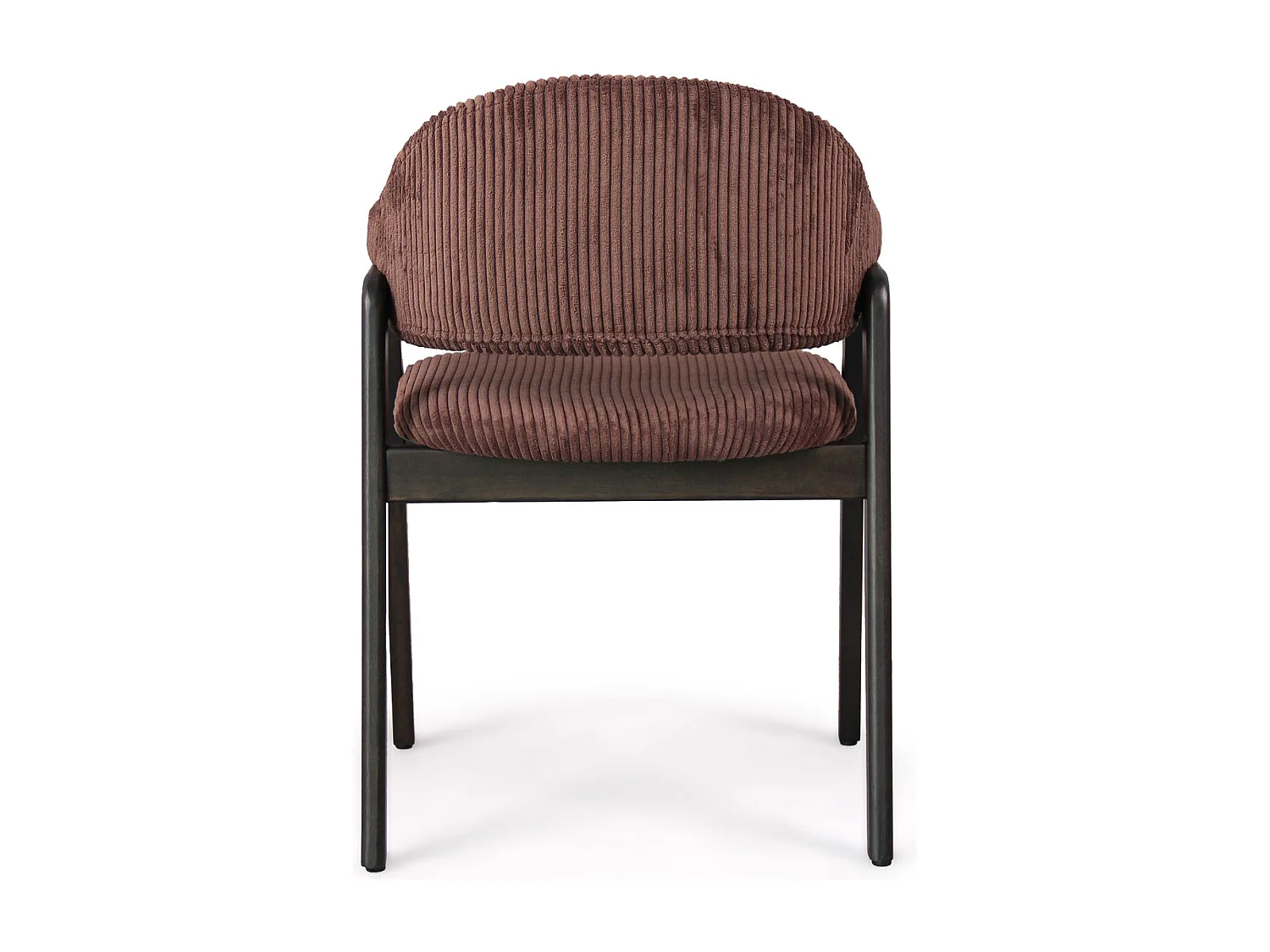 Canberra Corduroy - Coppia di 2 poltroncine in legno massello di Parawood e velluto a coste