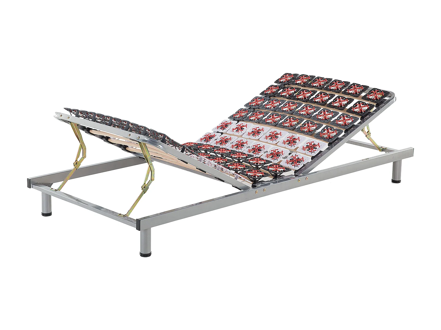 Estrutura de cama ajustável manualmente STAR 90 x 200 cm Cinzento