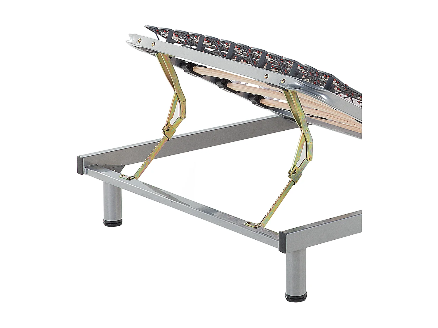 Estrutura de cama ajustável manualmente STAR 90 x 200 cm Cinzento