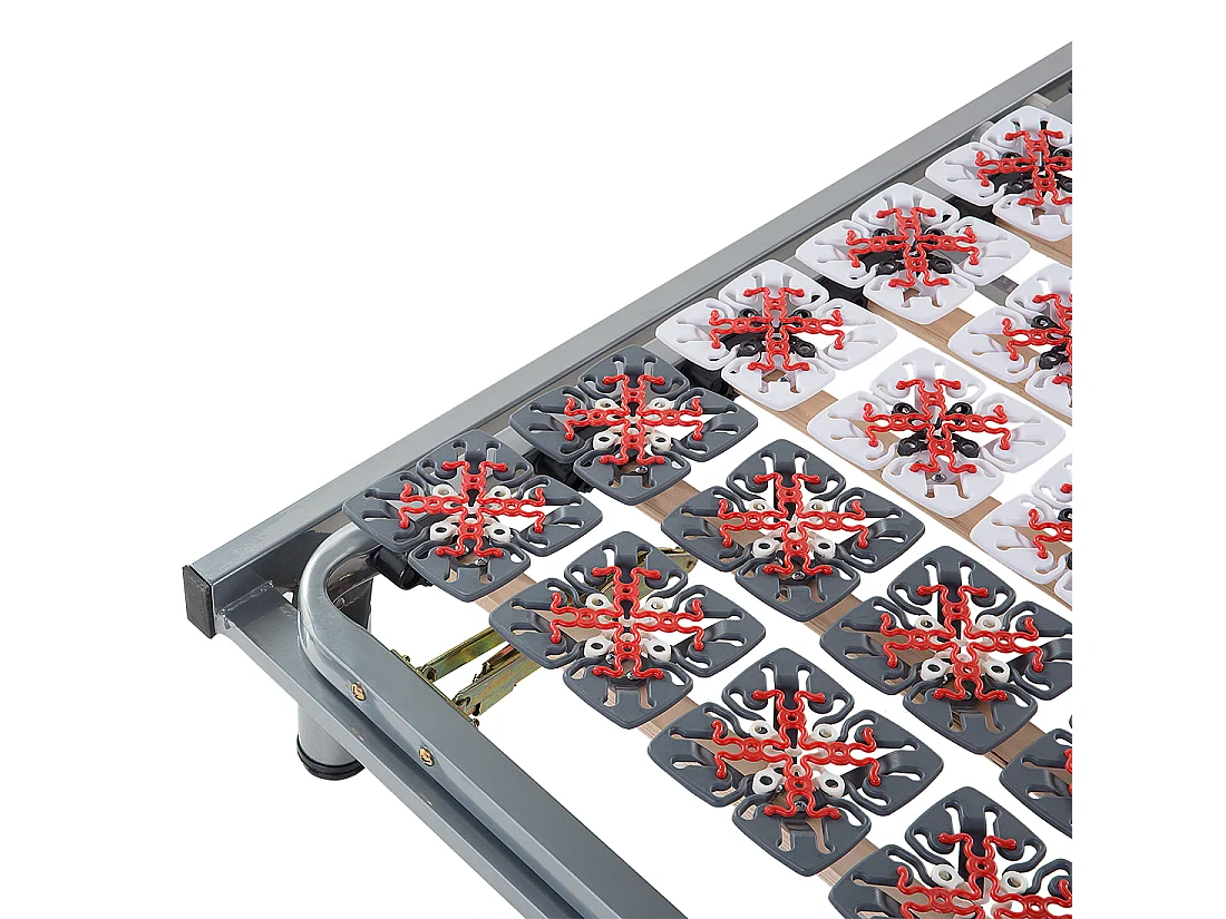 Estrutura de cama ajustável manualmente STAR 90 x 200 cm Cinzento