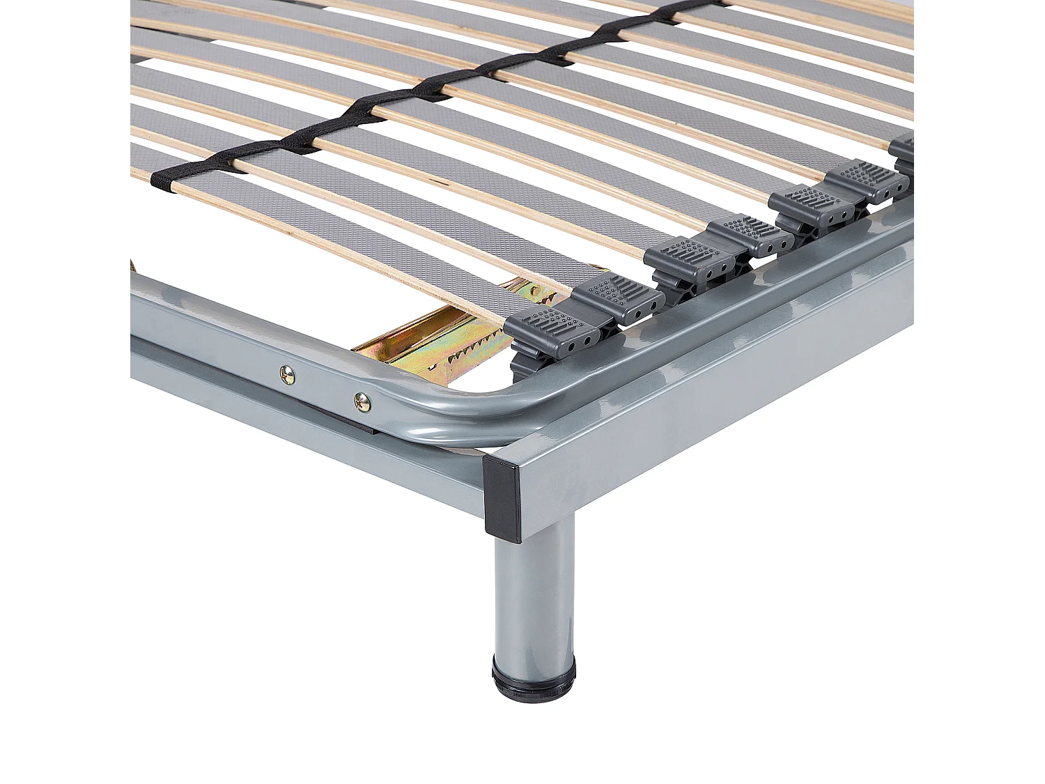 Handmatig verstelbaar bedframe COMFORT 90 x 200 cm Zilver
