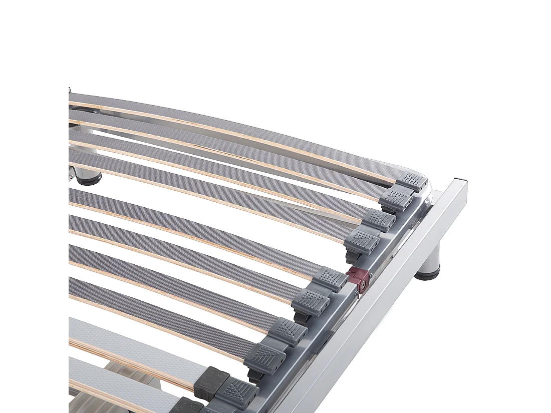 Rete del letto regolabile elettricamente COMFORT 90 x 200 cm Grigio