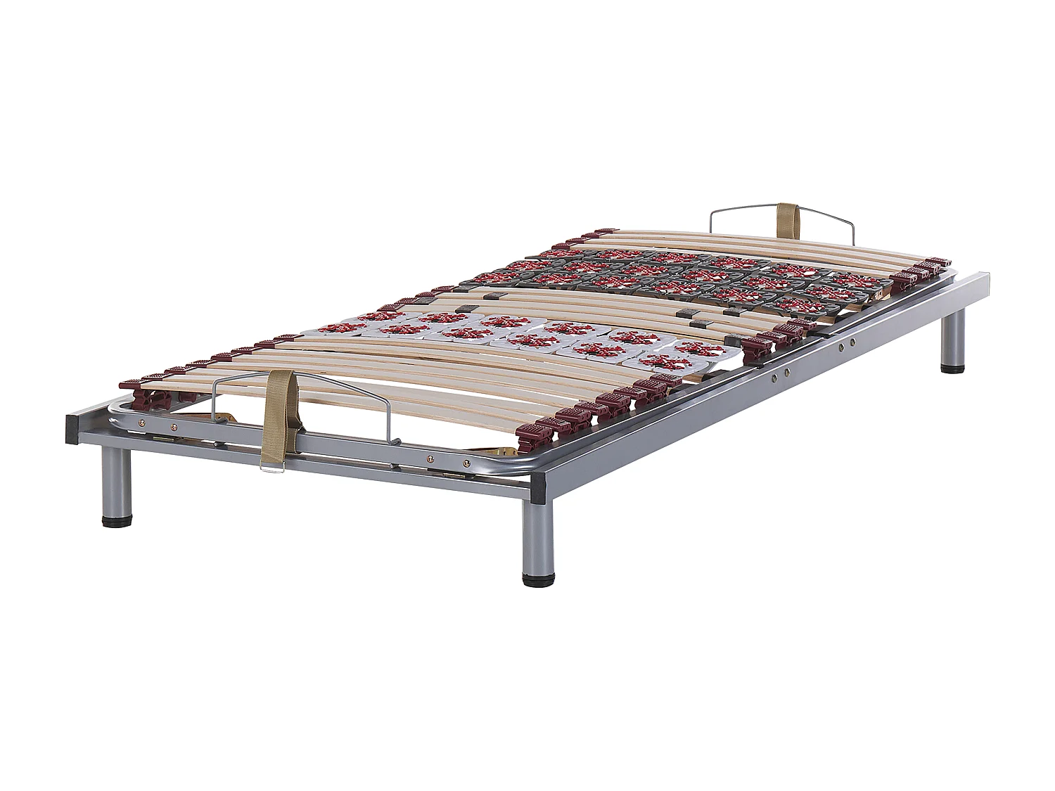 Sommier à réglage manuel MOON 90 x 200 cm Argenté