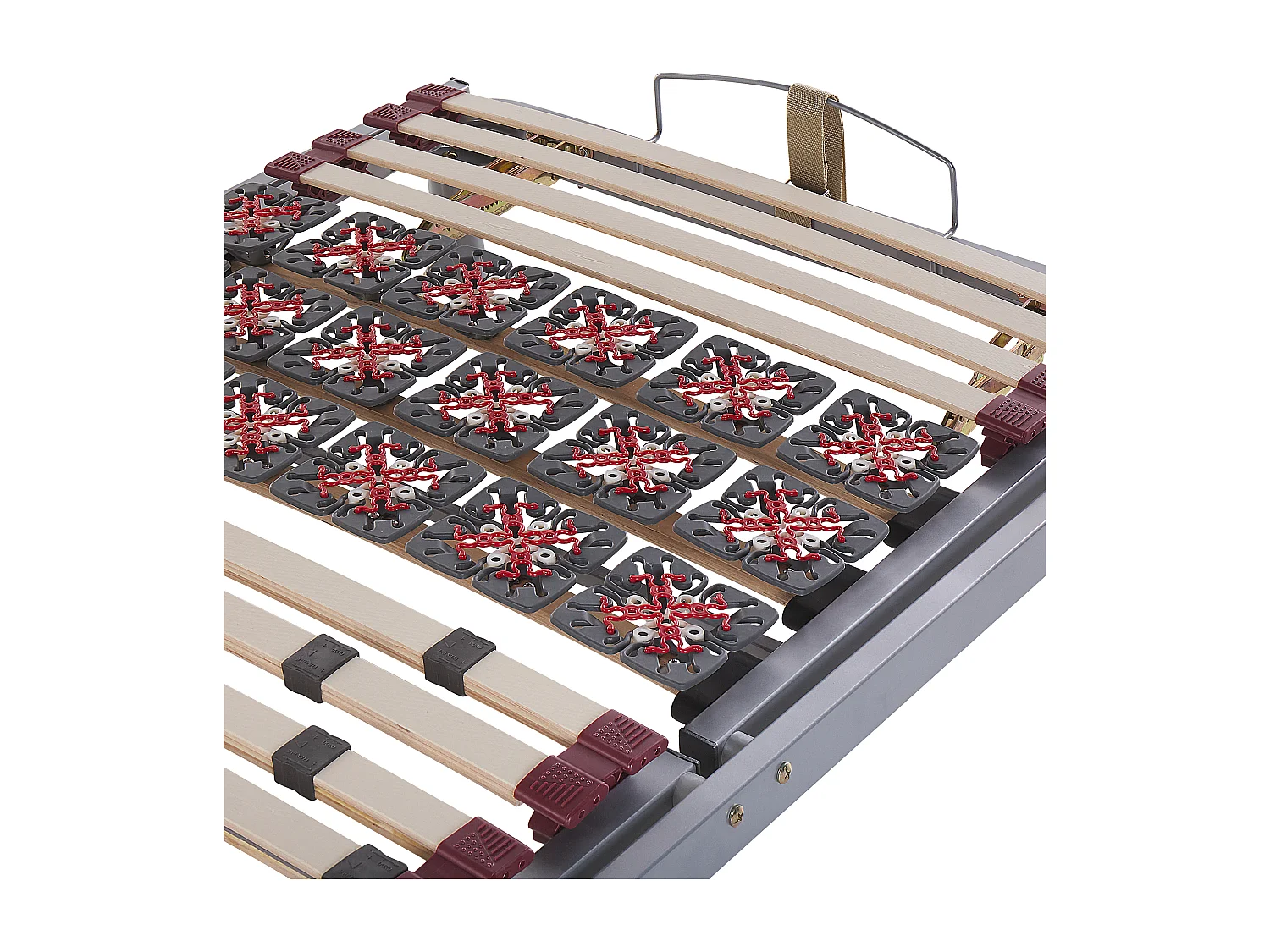 Sommier à réglage manuel MOON 90 x 200 cm Argenté